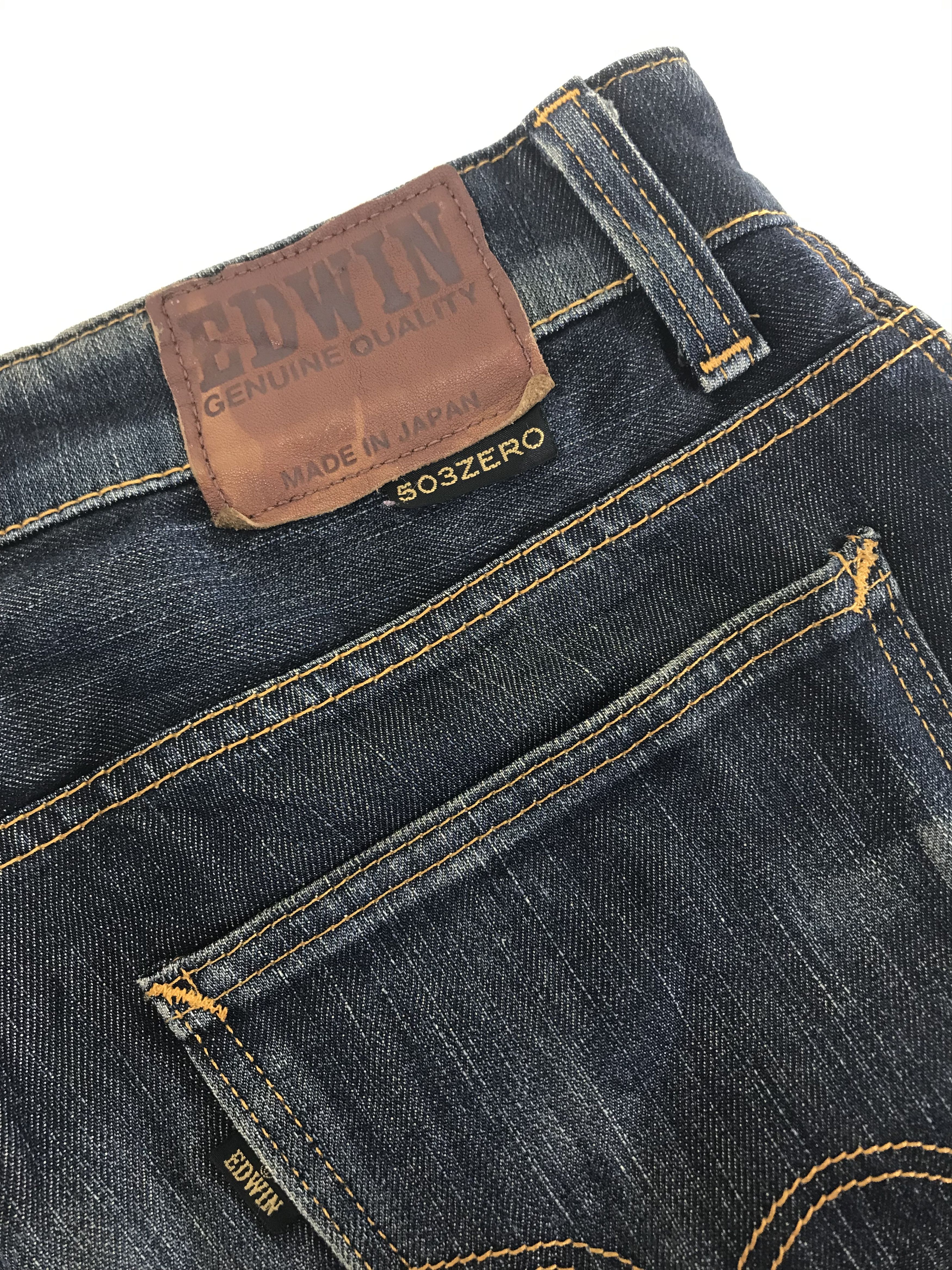 Edwin Vintage Edwin 503 Japanese Blue Jeans Size US 33 - 12 Thumbnail