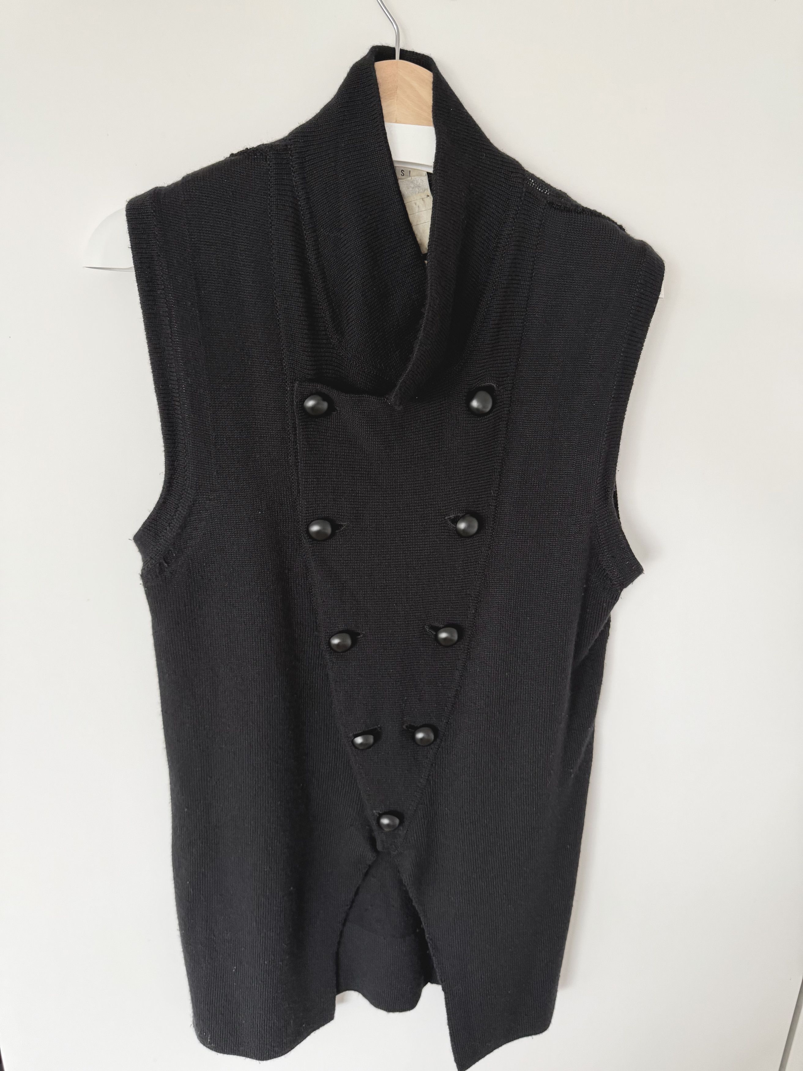 Ann Demeulemeester wool vest, tagged S, fits oversized Size US S / EU 44-46 / 1 - 2 Thumbnail