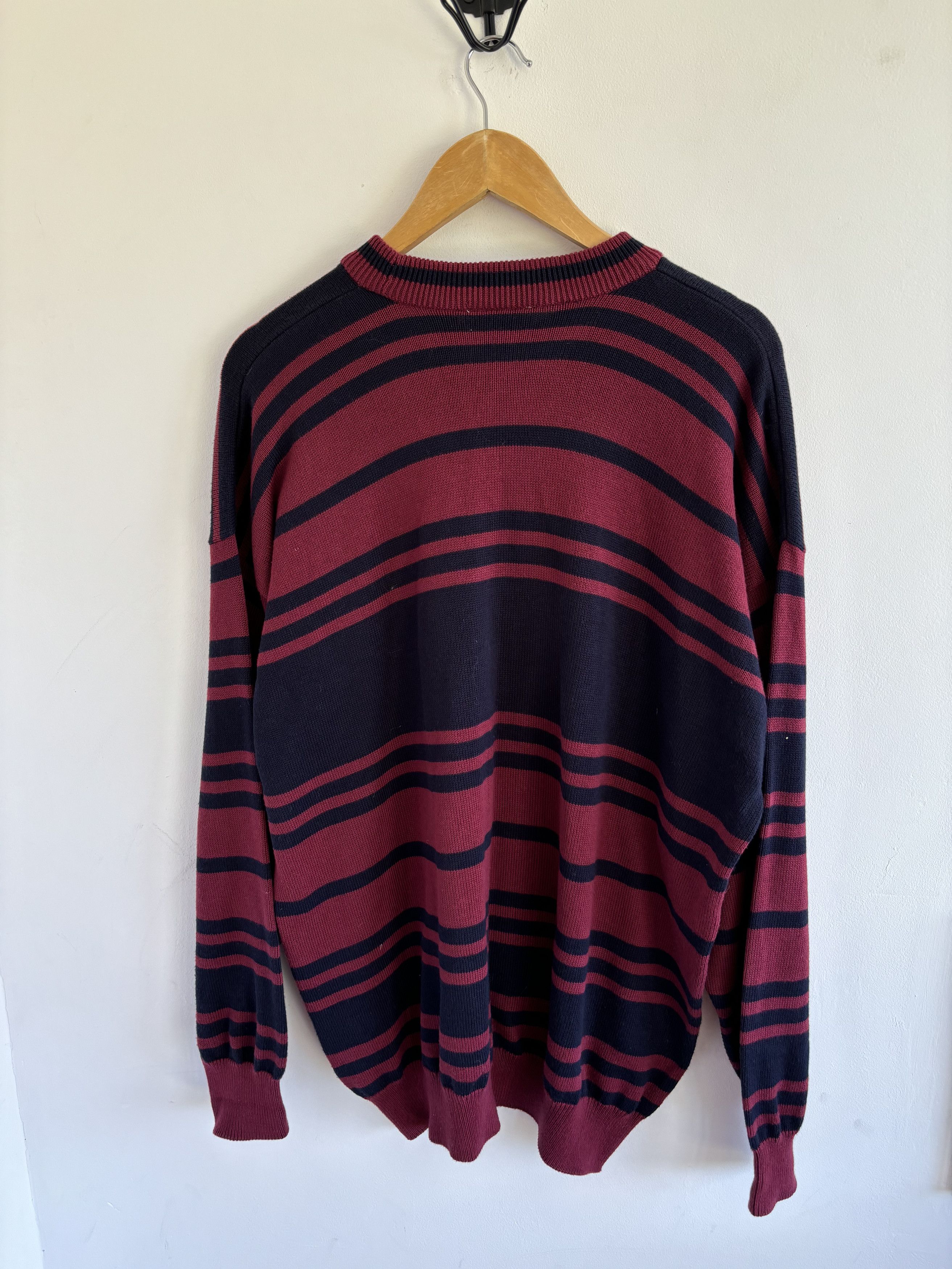 Japanese Brand Vintage The Sweater Shop Stripped Sweater Size US XL / EU 56 / 4 - 8 Thumbnail