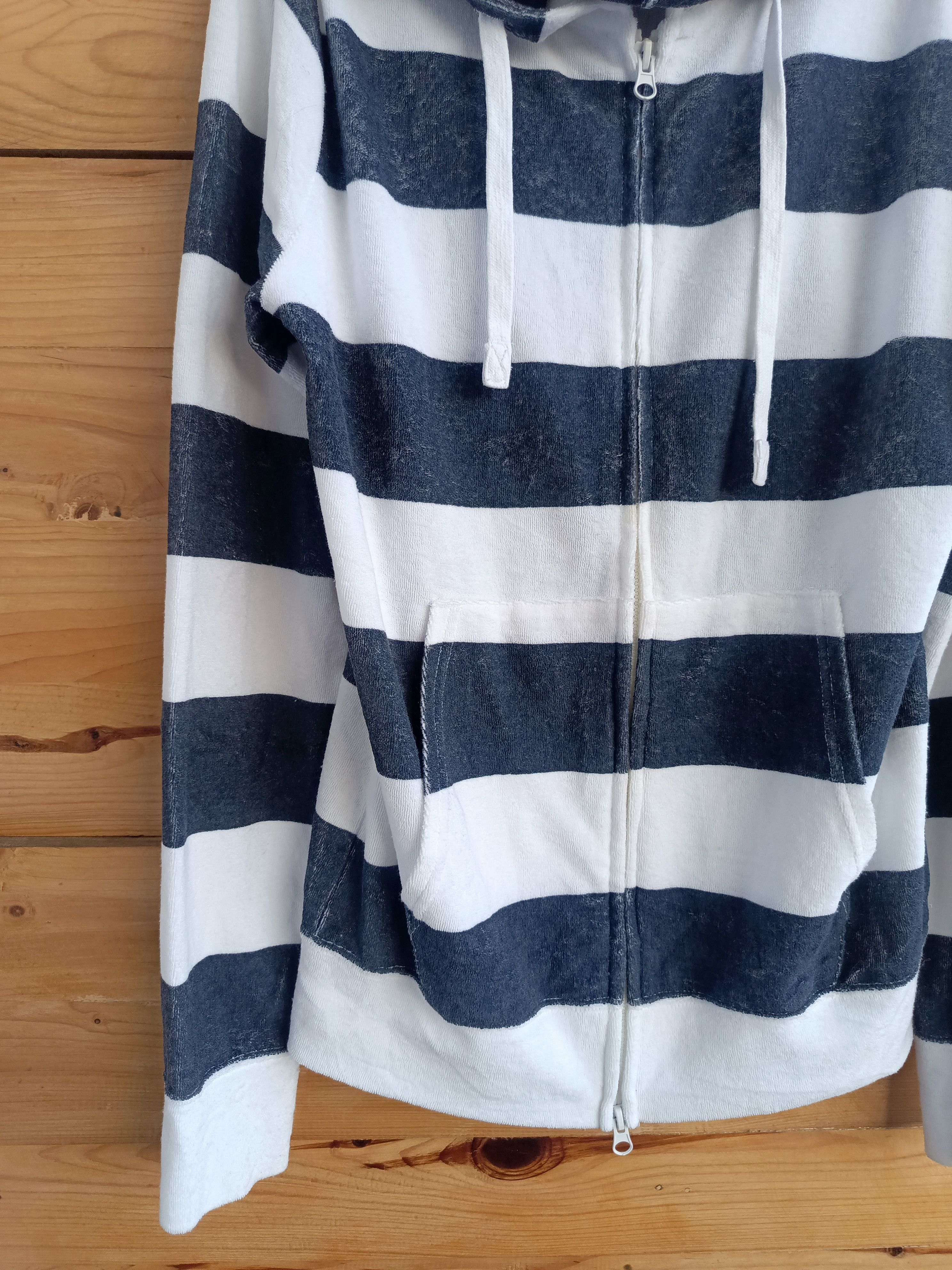 Mari's Rock Striped Fur Velvet Hoodie Size US M / EU 48-50 / 2 - 7 Thumbnail