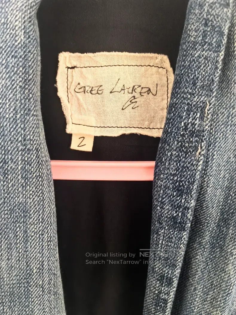 Greg Lauren Greg Lauren Heavyweight Spliced Denim Jacket Size US M / EU 48-50 / 2 - 3 Thumbnail