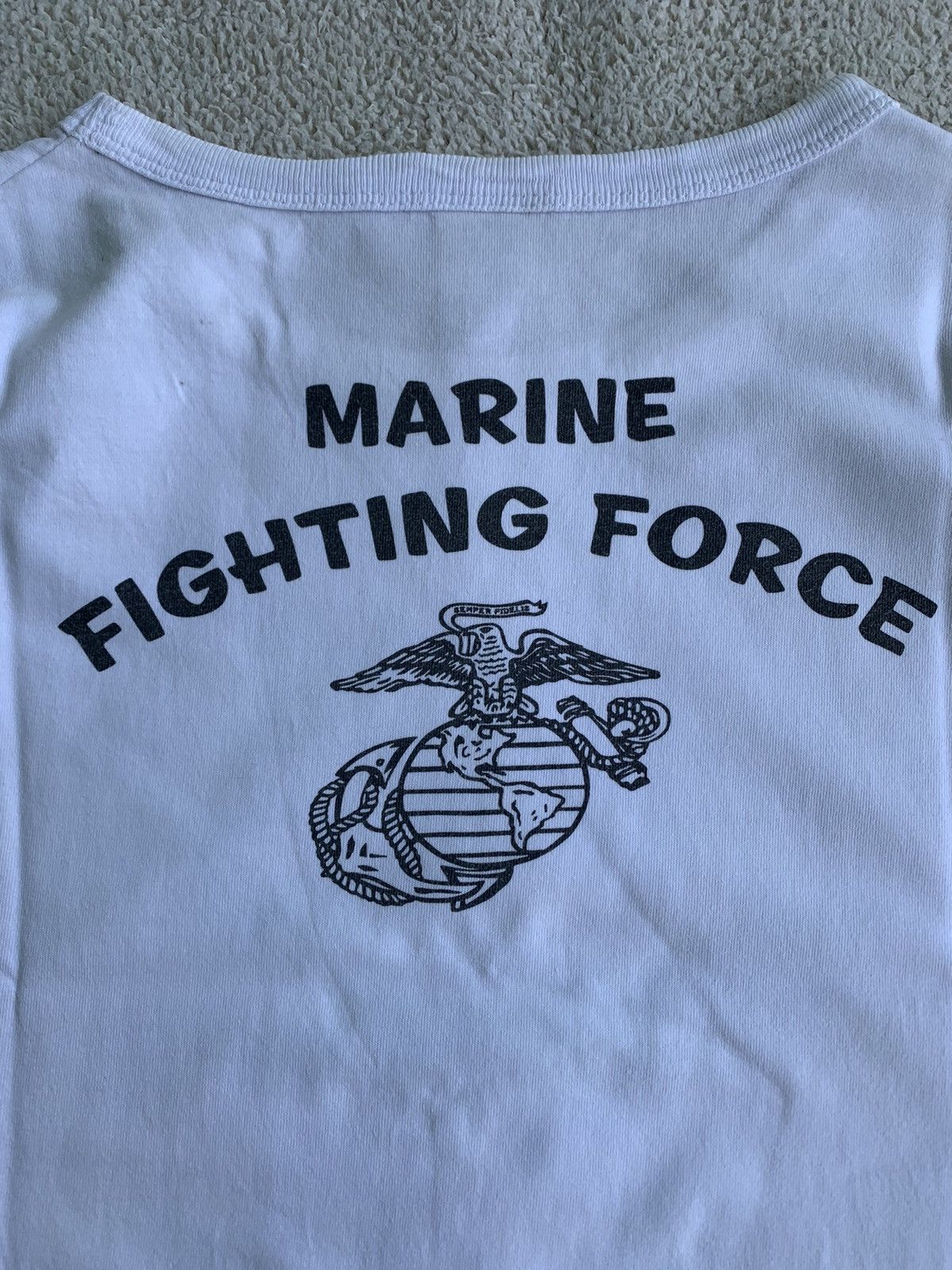 vtg Buzz Rickson Marine Fighting Force Long Sleeve