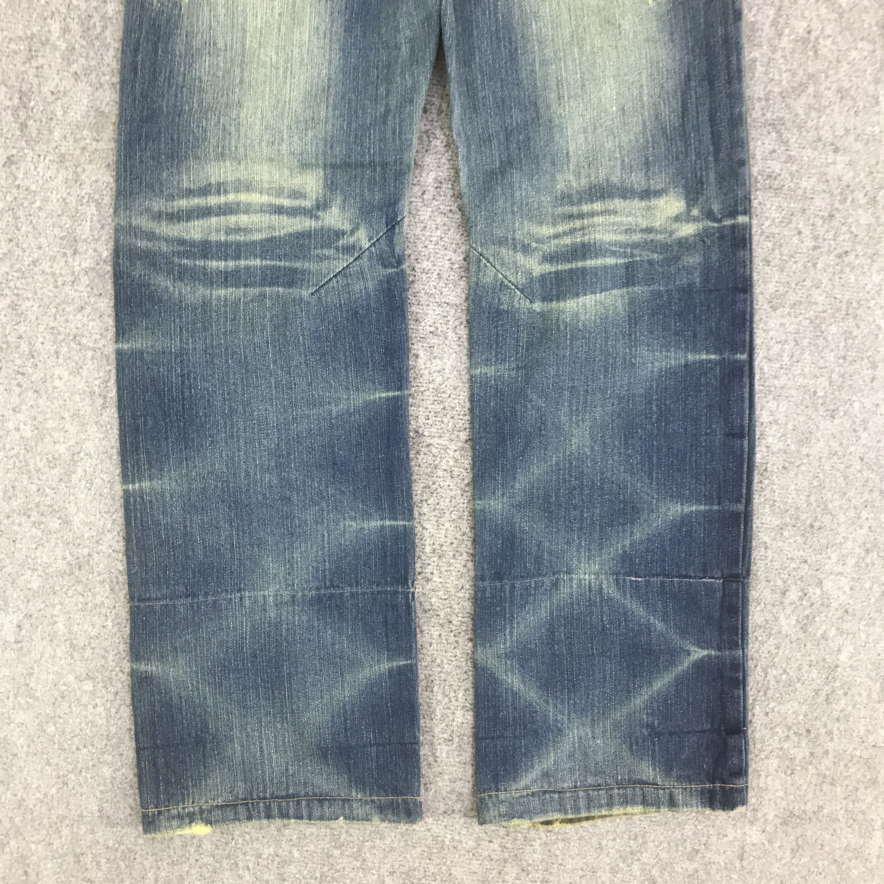 Japanese Brand GUMU BAGGY DENIM PANTS K133B10 Size US 33 - 6 Thumbnail