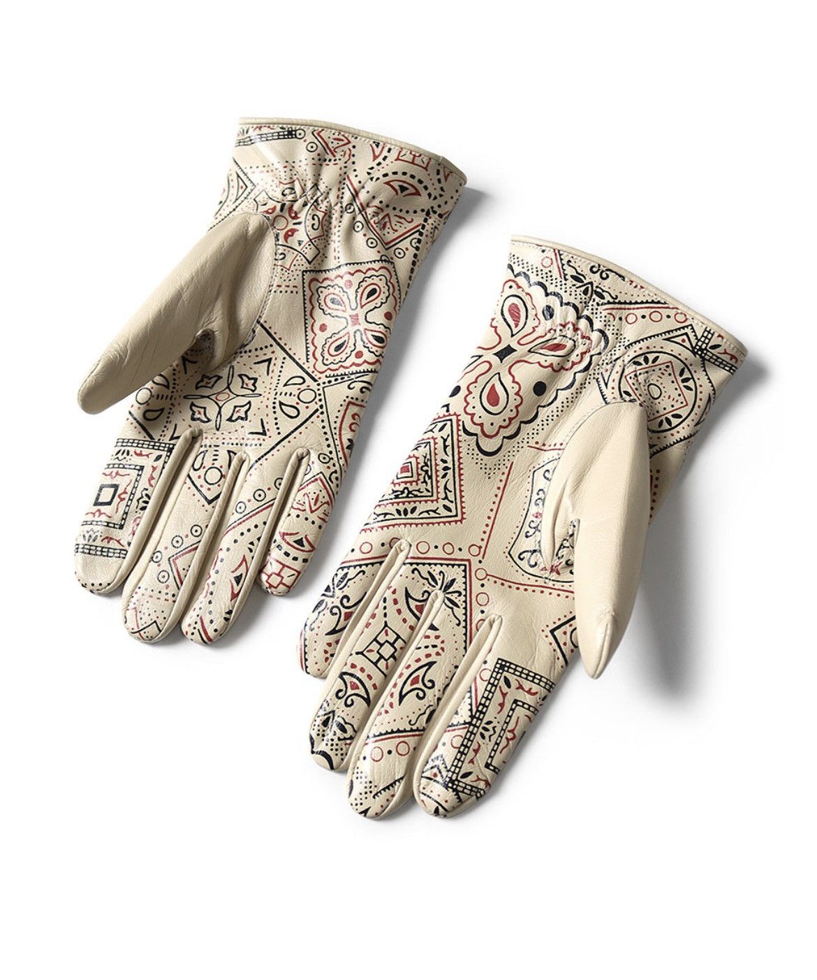 Kapital Kapital Bandana Leather Glove Cookie size 3 Size ONE SIZE - 3 Thumbnail