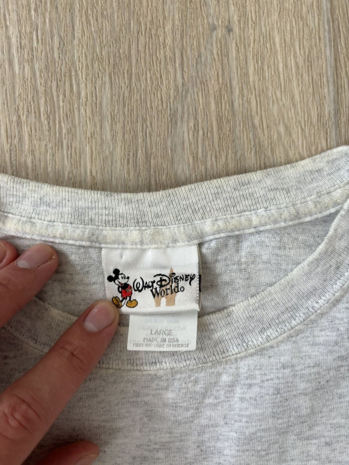 Disney × Vintage Vintage Disney world t shirt 1990s Size US L / EU 52-54 / 3 - 3 Thumbnail