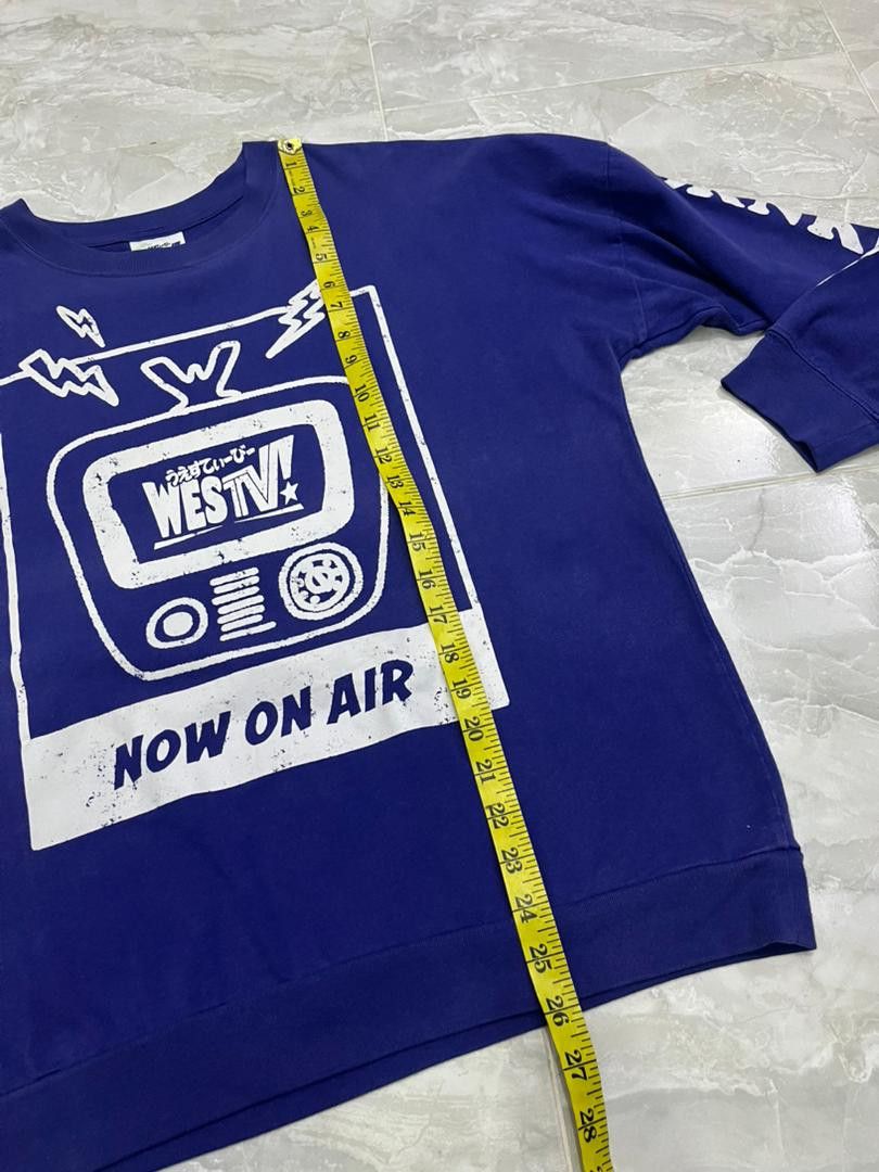 Japanese Brand Johnny’s WESTV “Now On Air” Crewneck Sweatshirt Size US M / EU 48-50 / 2 - 15 Thumbnail