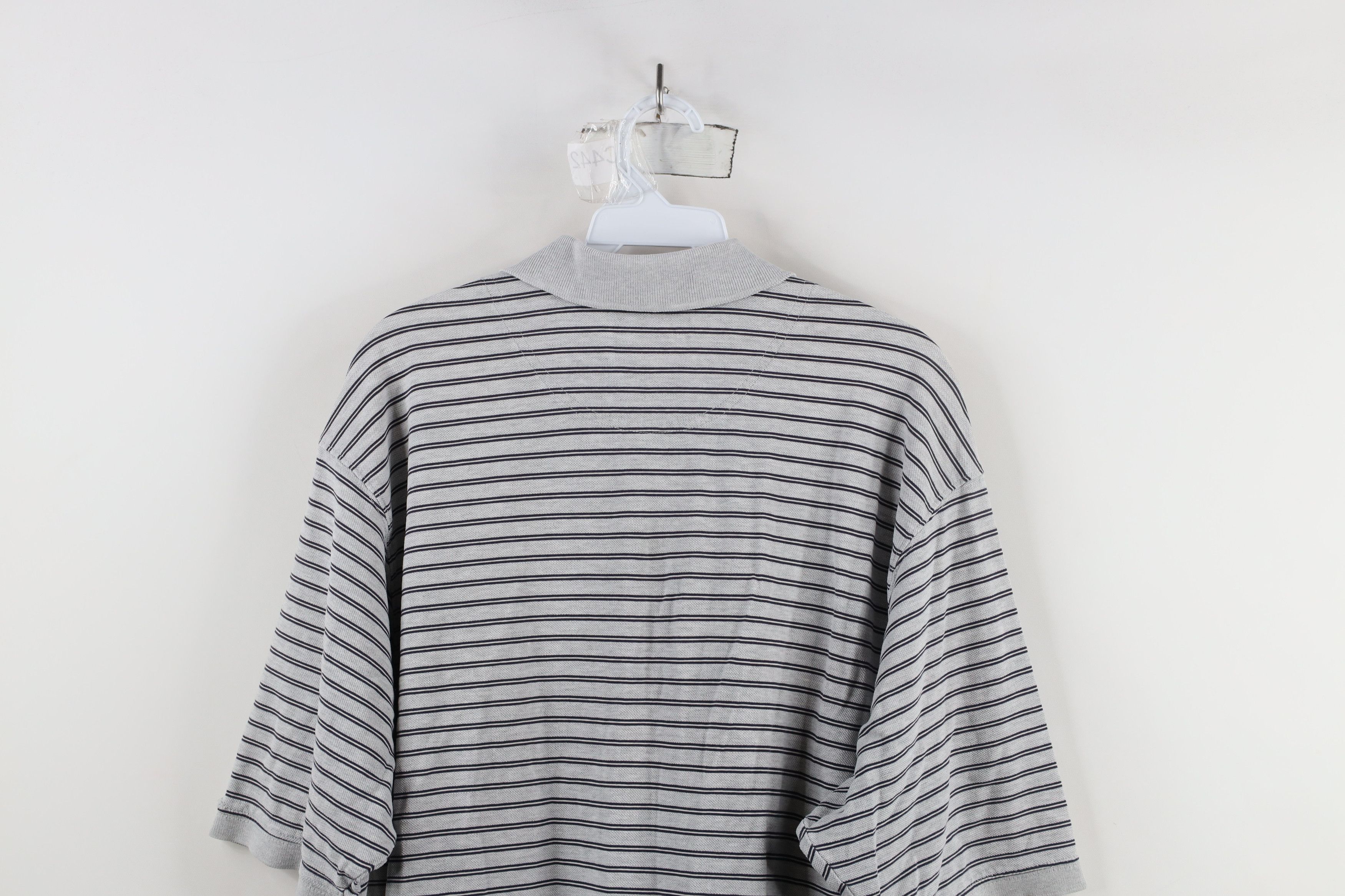 Eddie Bauer × Vintage Vintage 90s Eddie Bauer Striped Collared Golf Polo Shirt Size US L / EU 52-54 / 3 - 13 Thumbnail