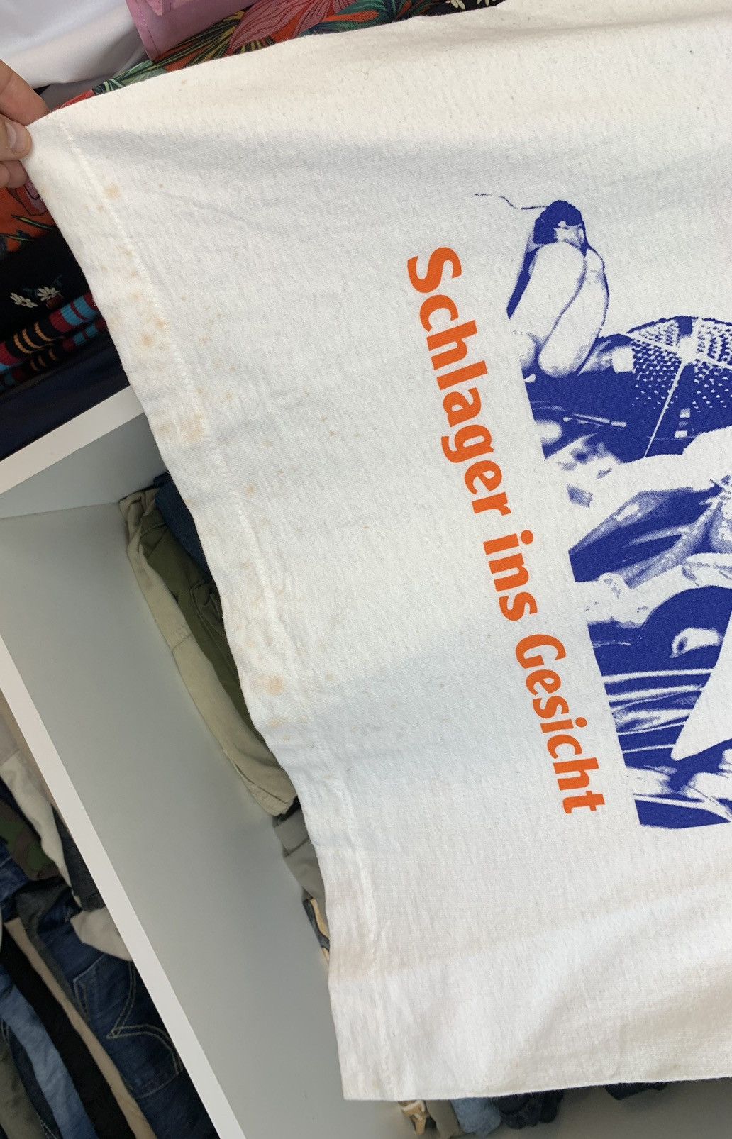 Band Tees × Vintage Vintage Dieter Thomas Kuhn Single Stitch T-shirt Size US L / EU 52-54 / 3 - 14 Thumbnail