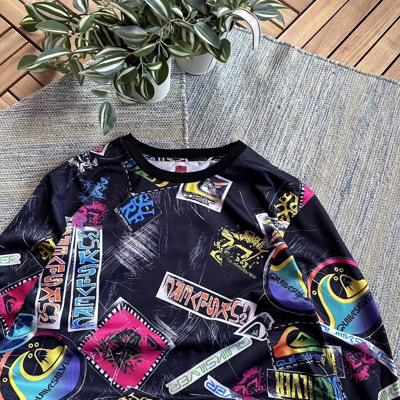 Quiksilver Vintage Y2K Quiksilver Surfcore Multi Track Long Sleeve Size US XL / EU 56 / 4 - 3 Thumbnail
