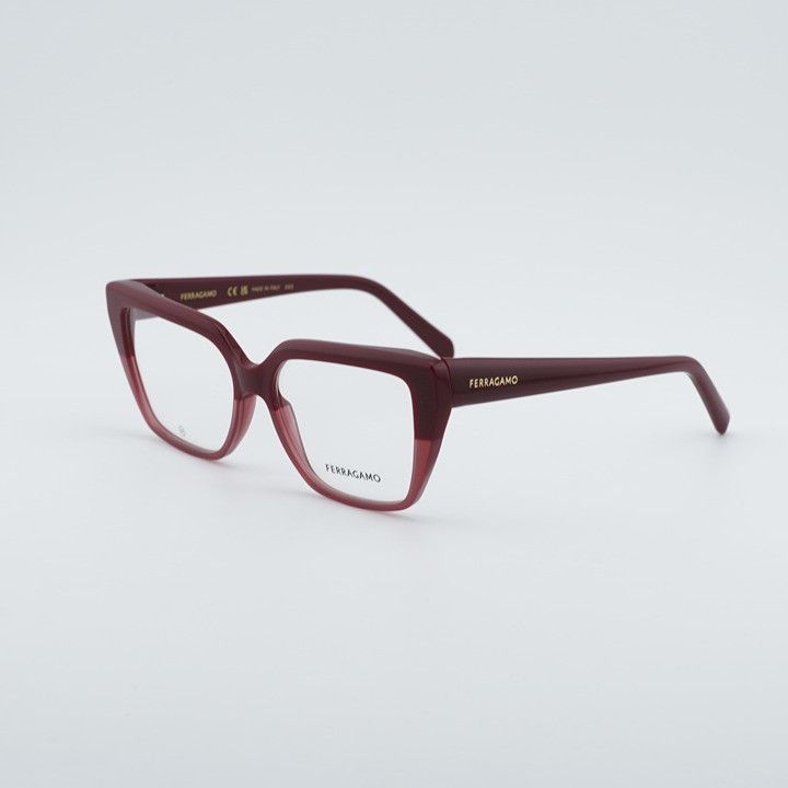 Salvatore Ferragamo Salvatore Ferragamo SF2971 601 Eyeglasses Red 53mm Cat Eye Size ONE SIZE - 1 Thumbnail