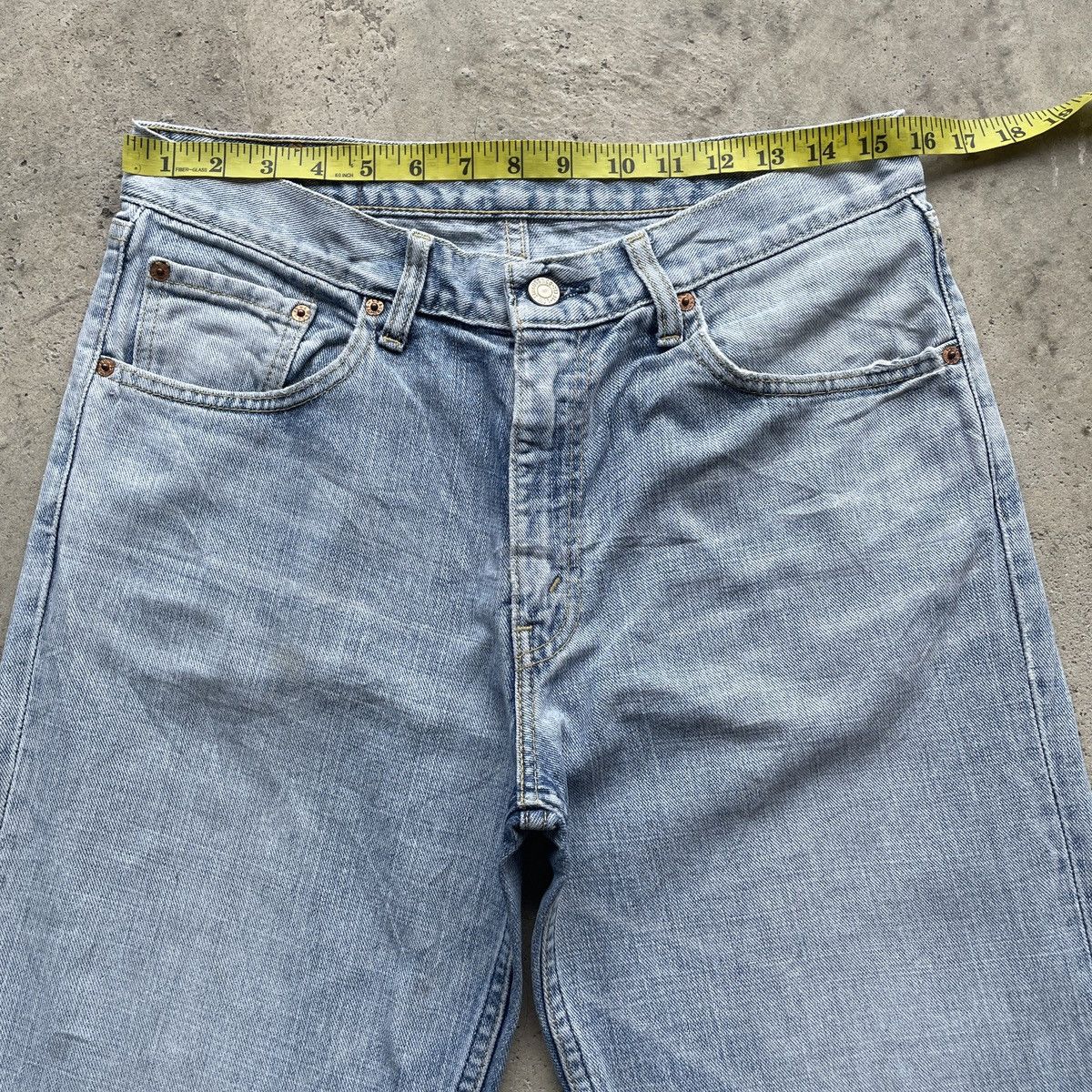 Jean × Levi's × StraightFaded W32💥 Vintage Levis 533 Straight Faded Jeans Pants Denim Size US 32 / EU 48 - 5 Thumbnail