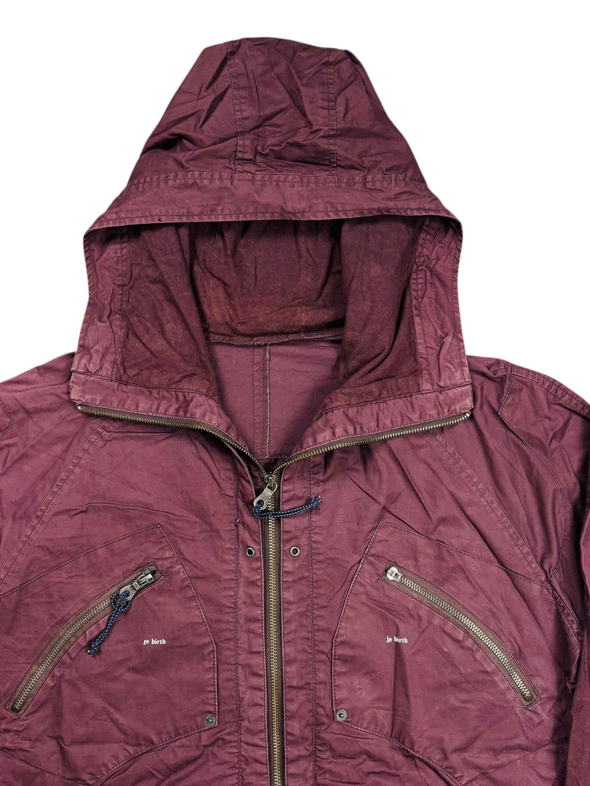 BUFFALO BOBS 2000s PPFM - Apocalypse Style Red Wine Cargo Jacket Size US M / EU 48-50 / 2 - 9 Thumbnail