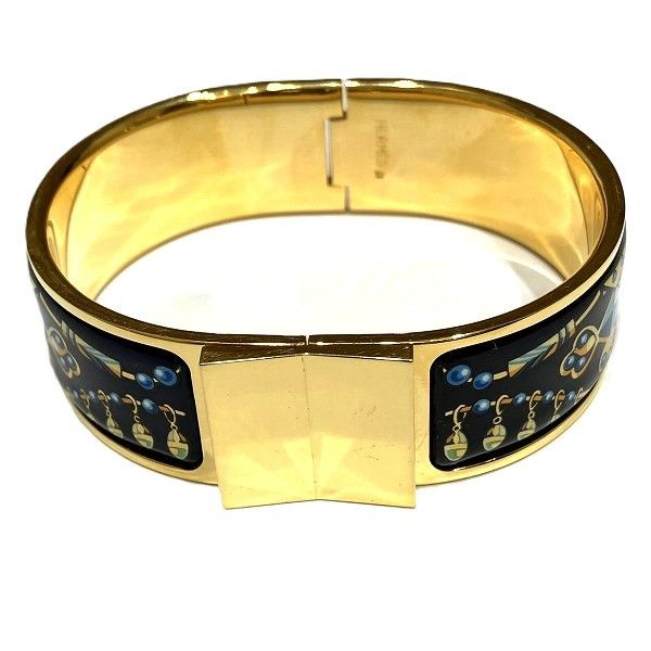 Hermes Hermes Hermes Email GM Bangle Metal Bangle DUTY FREE for USA Size ONE SIZE - 1 Thumbnail