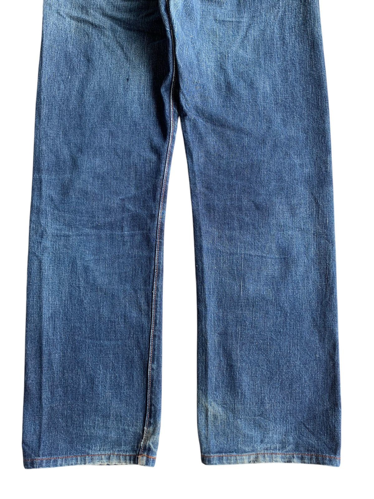 Full Count & Co. FULL COUNT SELVEDGE BUTTON FLY FADED DISTRESSED DENIM Size US 31 - 8 Thumbnail
