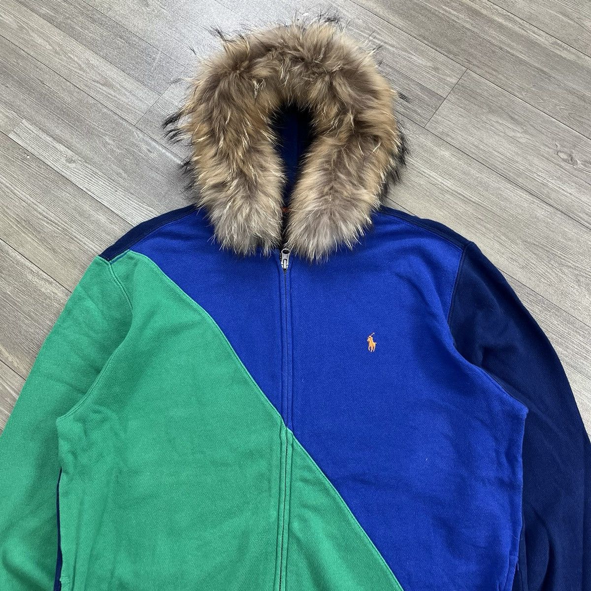 Polo Ralph Lauren 2000s Polo Ralph Lauren Fur ZipHoodie IfSixWasNine LGB Style Size US XL / EU 56 / 4 - 2 Thumbnail
