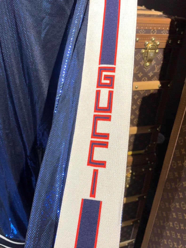 Gucci GucciBlue retro glossy zipper jacket Size L / US 10 / IT 46 - 6 Thumbnail