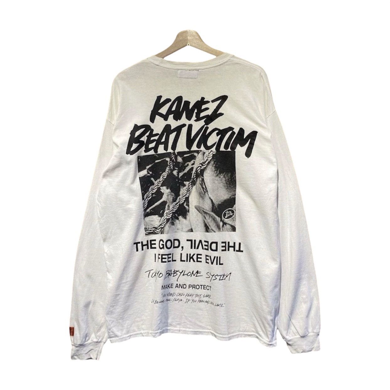 Japanese Brand KaneZ Tokyo Beat Victim Graphic Longsleeve Shirt Streetwear Size US XL / EU 56 / 4 - 1 Thumbnail