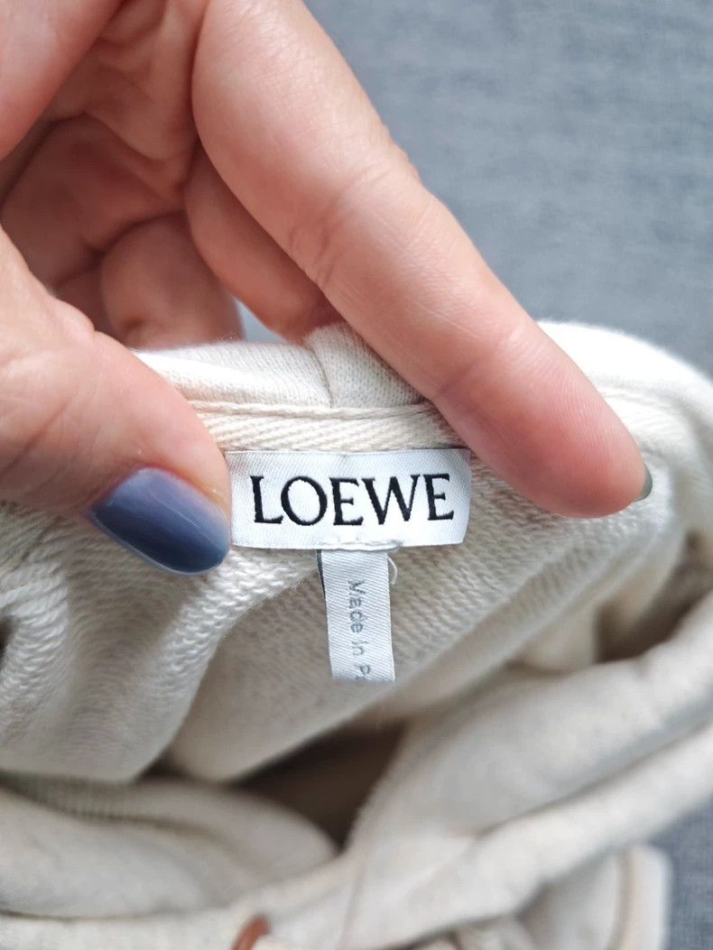 Loewe LOEWE SS23 Logo label hooded long sleeve hoodie Size XS / US 0-2 / IT 36-38 - 4 Thumbnail
