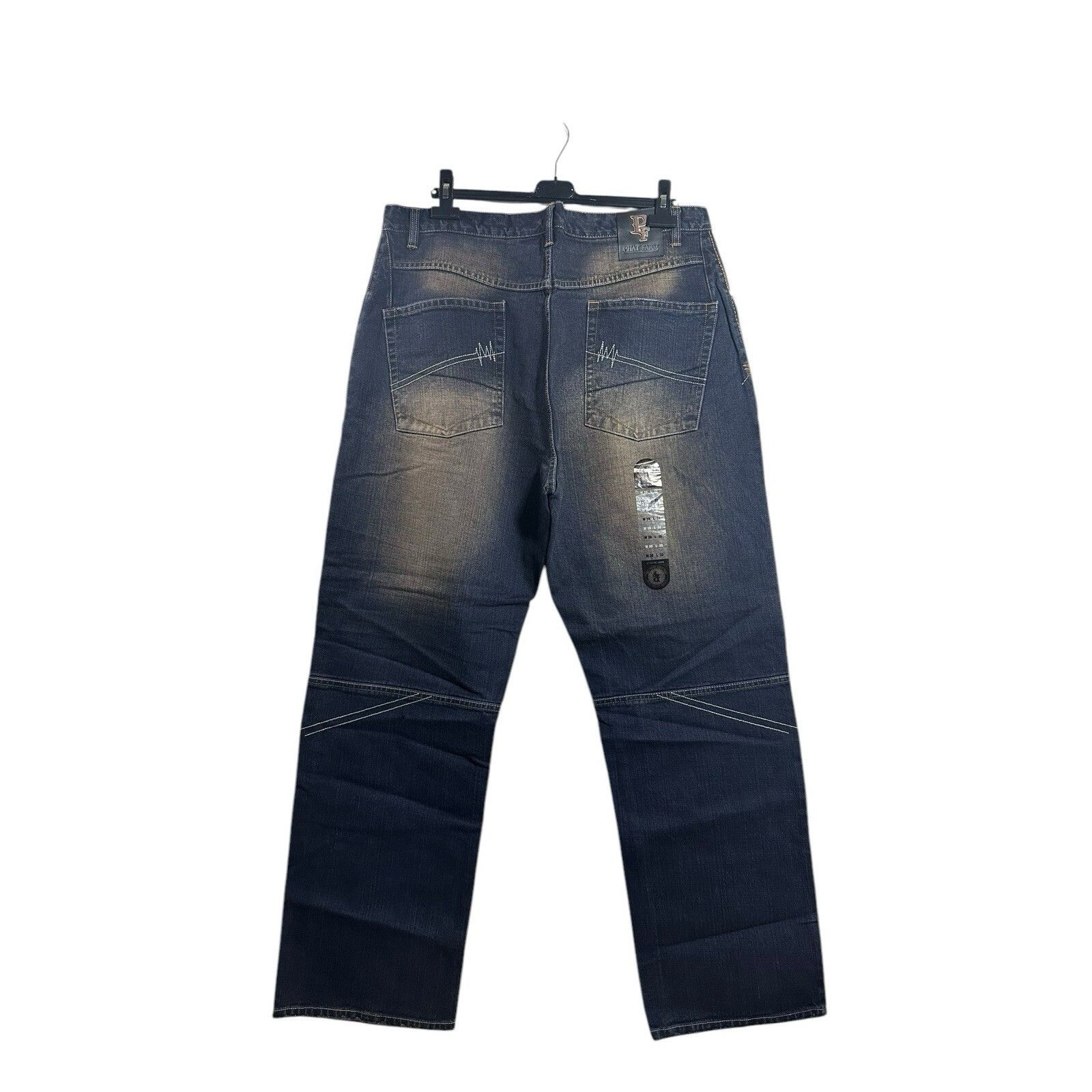 Phat Farm Vintage Phat Farm Denim Jeans Hip Hop Baggy Y2K 90’s 2000’s Size US 38 / EU 54 - 3 Thumbnail