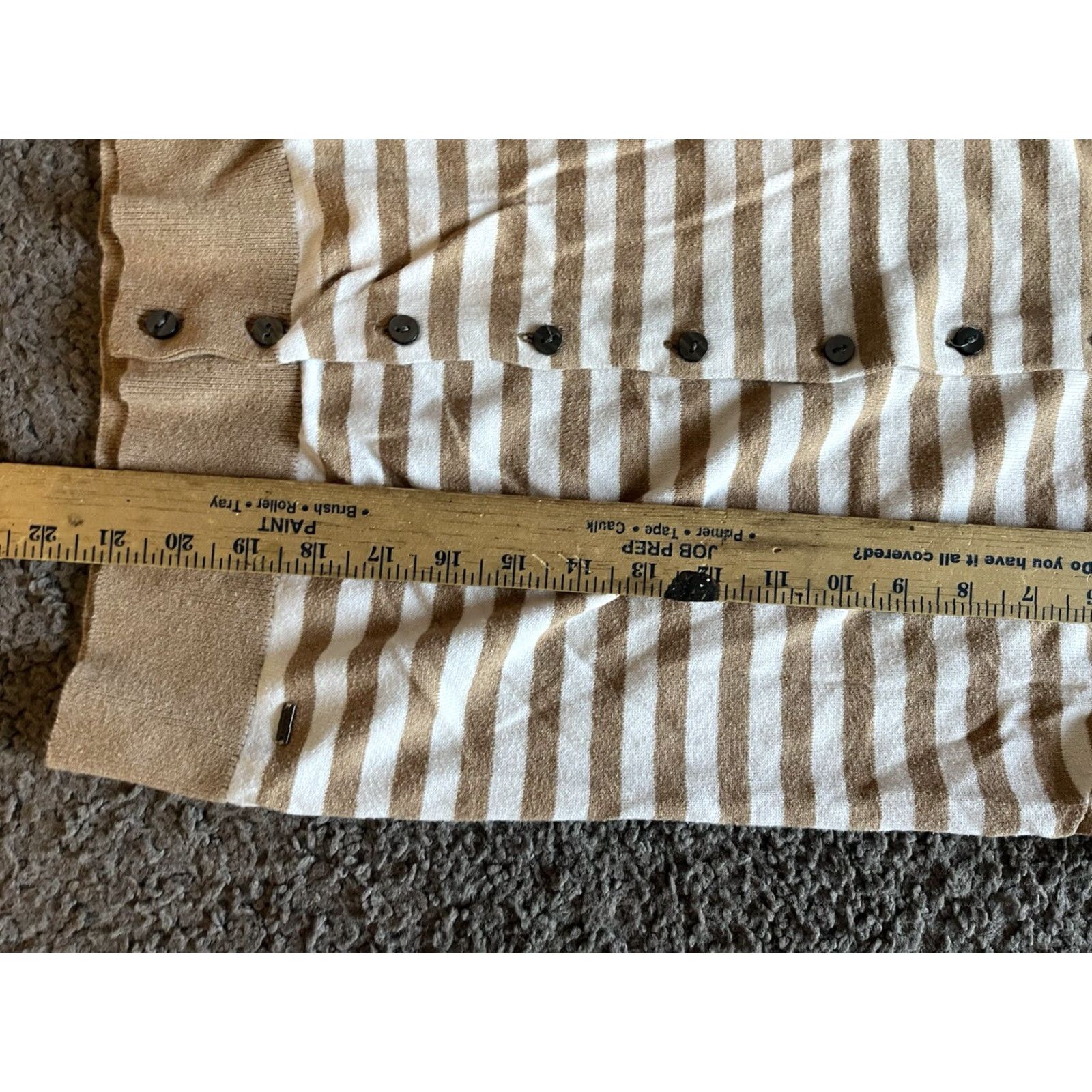 Tommy Hilfiger VINTAGE Tommy Hilfiger Women's Sweater Cardigan Fall Spring Casual Business Size S Beige Cotton Knitted Button Long Sleeve Crew Neck Size S / US 4 / IT 40 - 5 Thumbnail