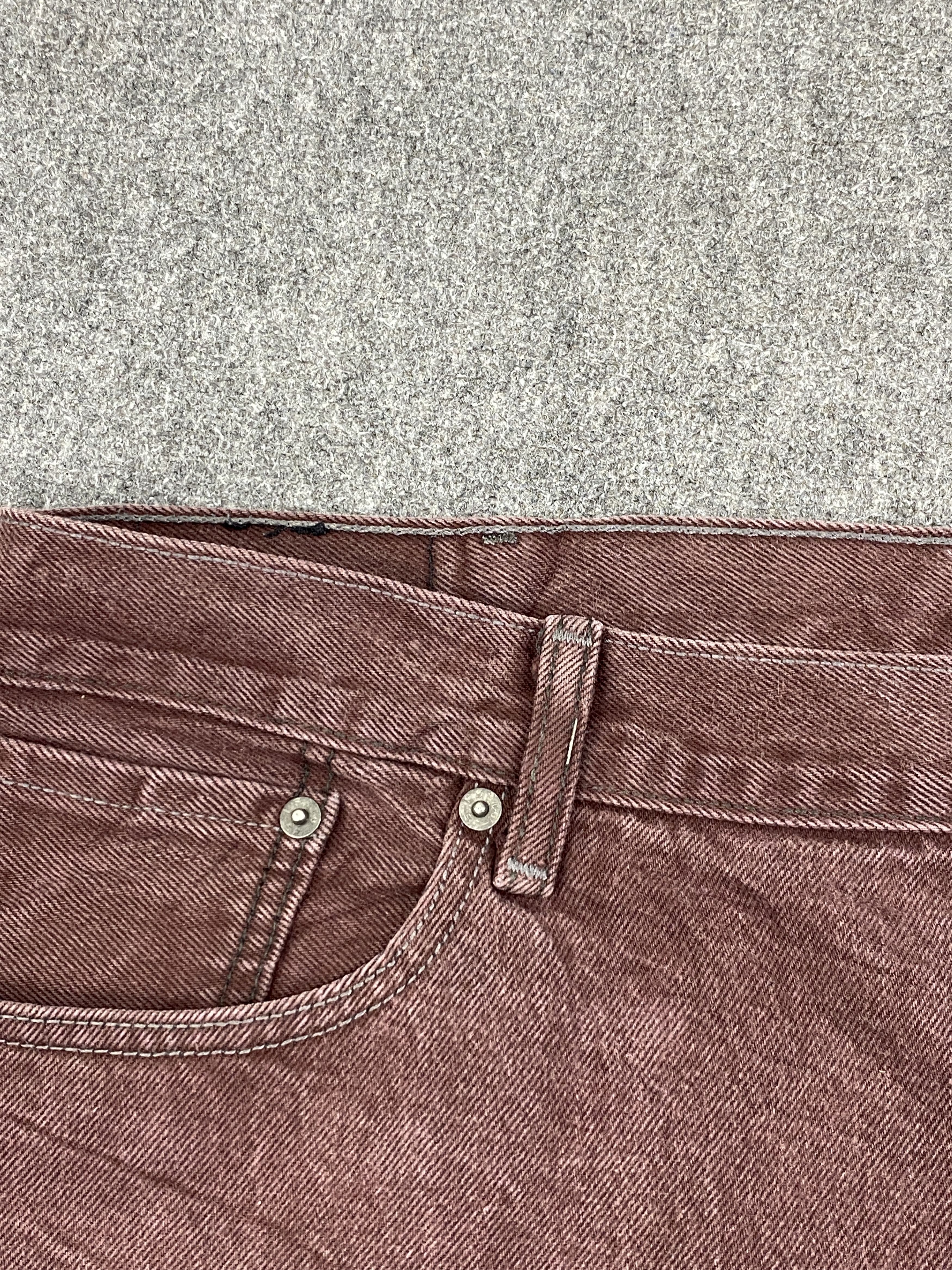 Levi's × Vintage Maroon Colour Vintage Levis 501 Jeans Size US 44 / EU 60 - 14 Thumbnail