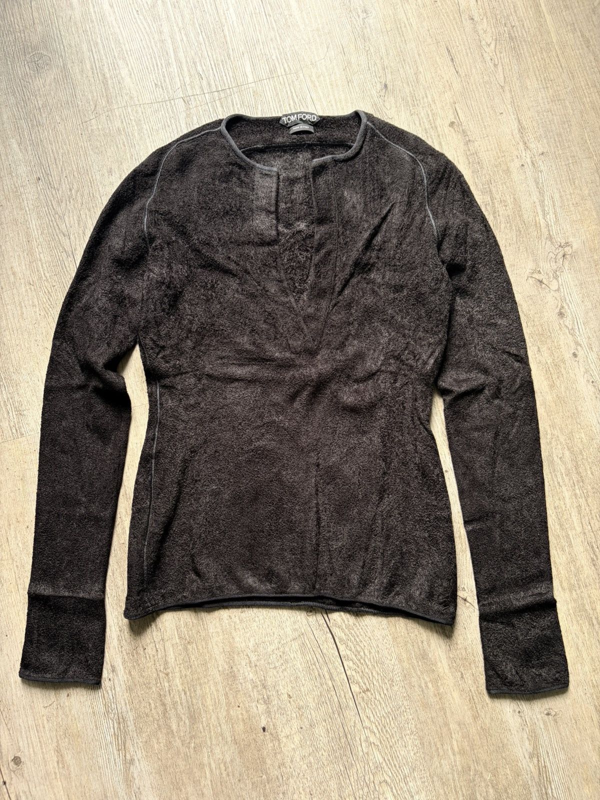 Tom Ford 2000s tom ford fleece top / very cozy Size S / US 4 / IT 40 - 1 Thumbnail