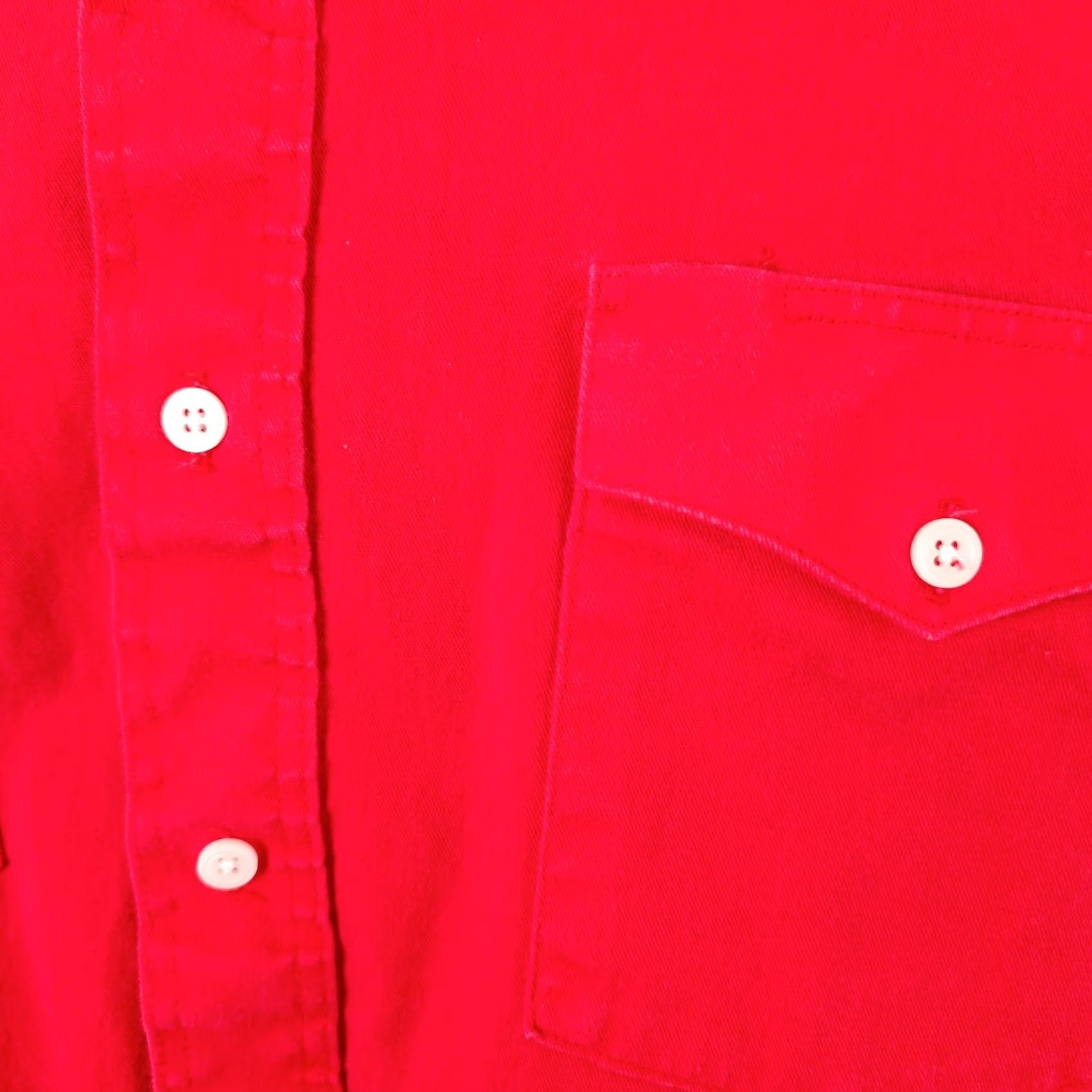 Wrangler VINTAGE Wrangler Western Shirt Mens XL Long Red 90s Made In USA Shirt Mens XL Red Western 90s Wrangler Size US XL / EU 56 / 4 - 3 Thumbnail