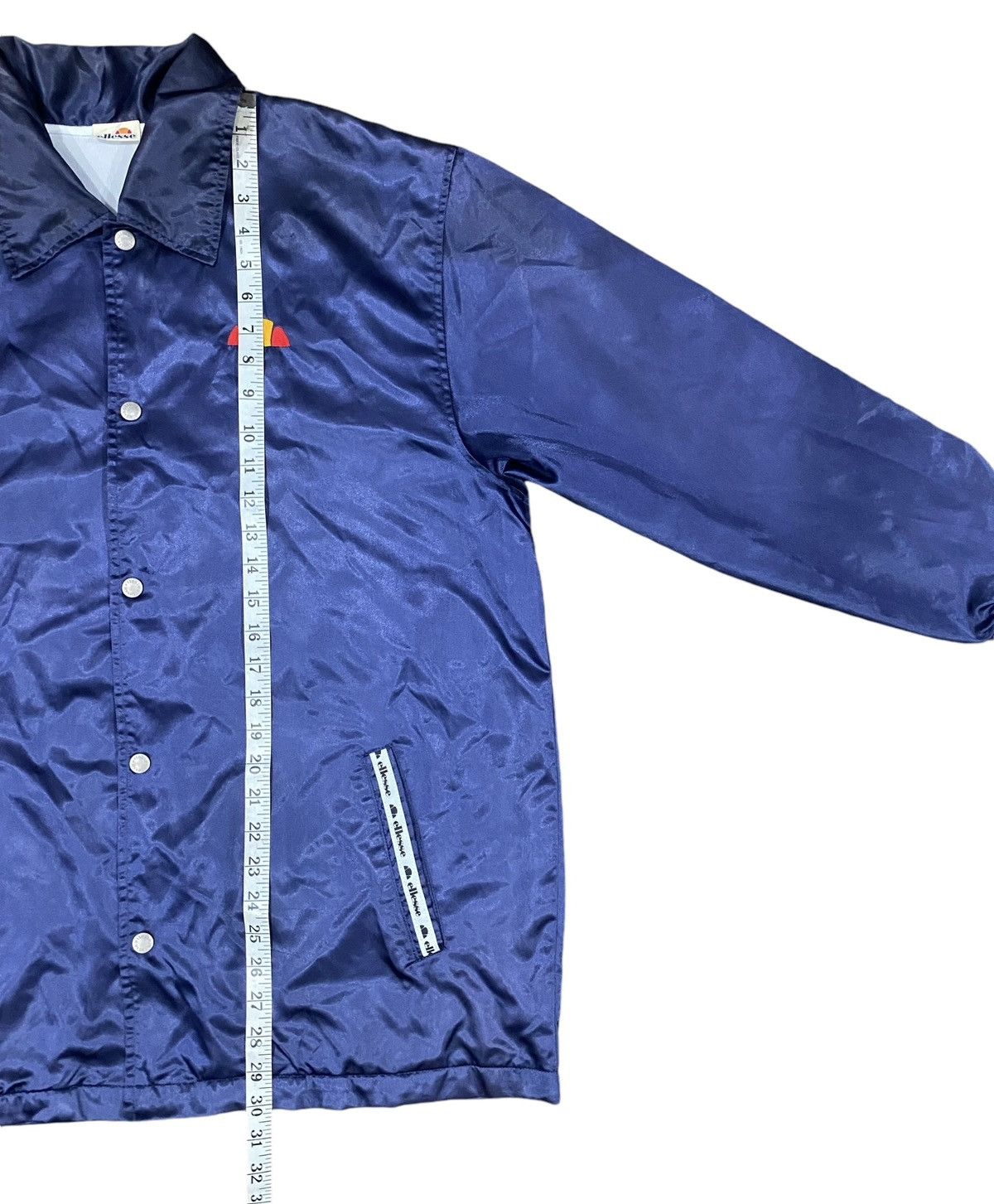 Ellesse × Vintage Vtg ELLESE 90s Polyster Button Jacket Size US L / EU 52-54 / 3 - 20 Thumbnail
