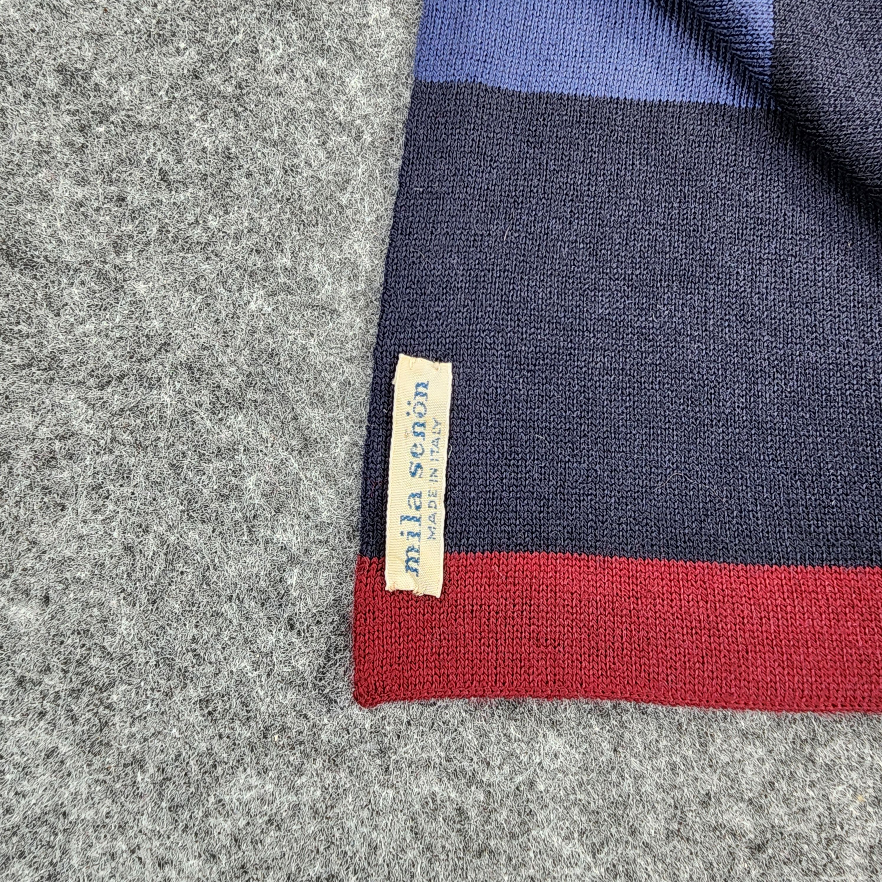Mila Schon × Vintage Mila Schon Scarf / Muffler / Neckwear D023 Size ONE SIZE - 3 Thumbnail