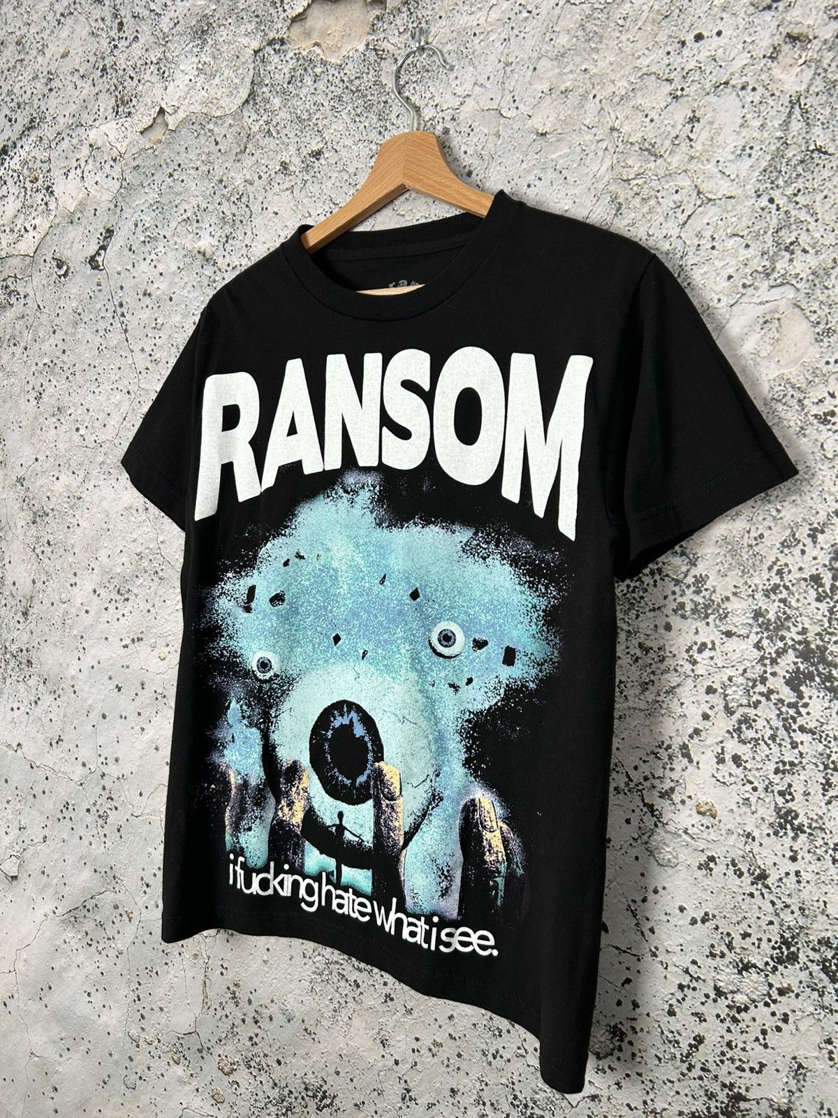 Vintage Ransom Made in USA Streetwear Graphic Tee Vintage Hype Rock Size US S / EU 44-46 / 1 - 2 Thumbnail