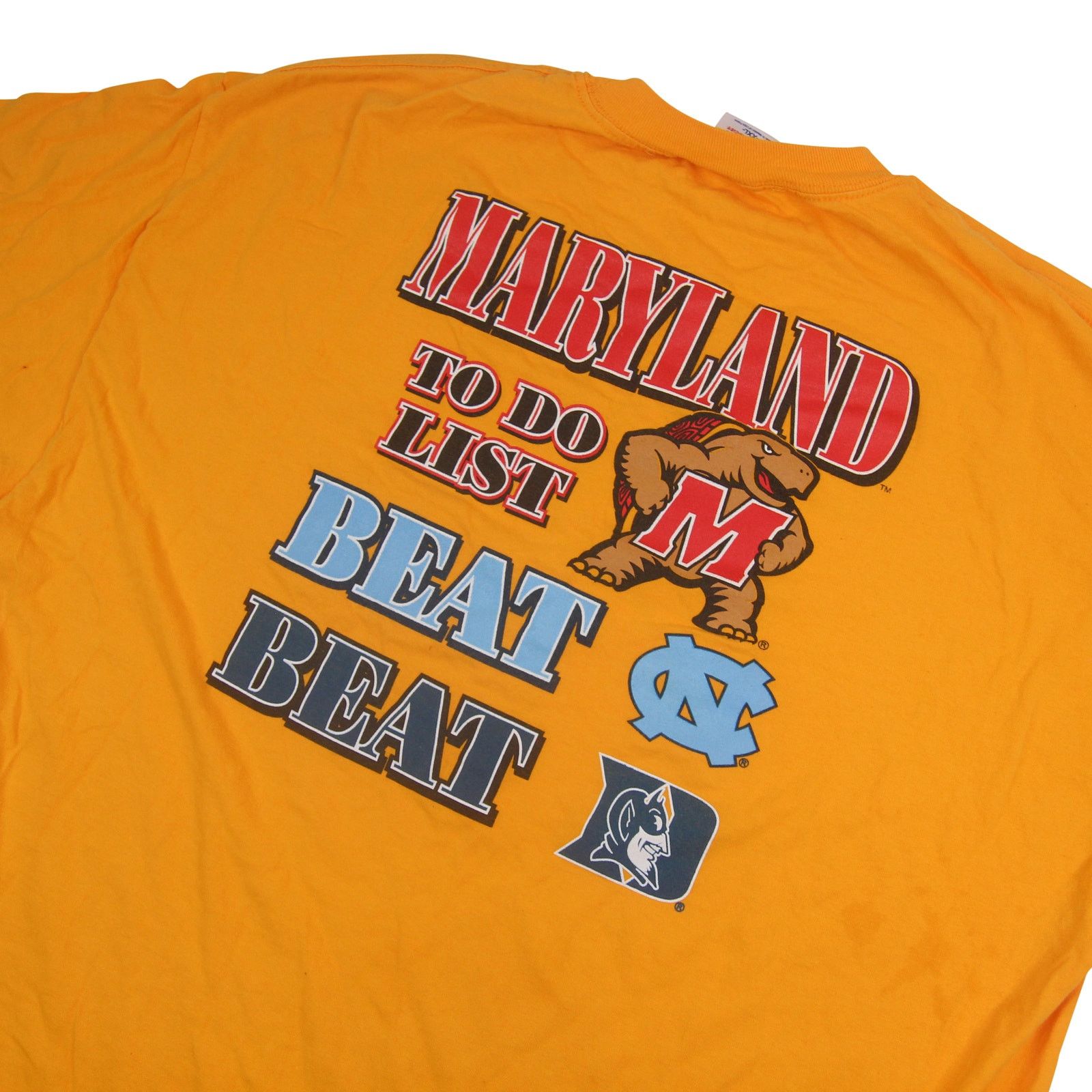 NCAA × Vintage Vintage Maryland Terrapins Graphic T Shirt Size US XXL / EU 58 / 5 - 7 Thumbnail