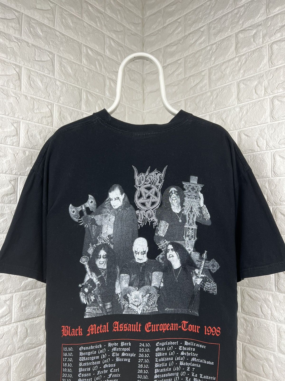 Band Tees × Vintage Black Metal Mystic Circle 1999 Vintage Tee Burzum Size US XL / EU 56 / 4 - 5 Thumbnail