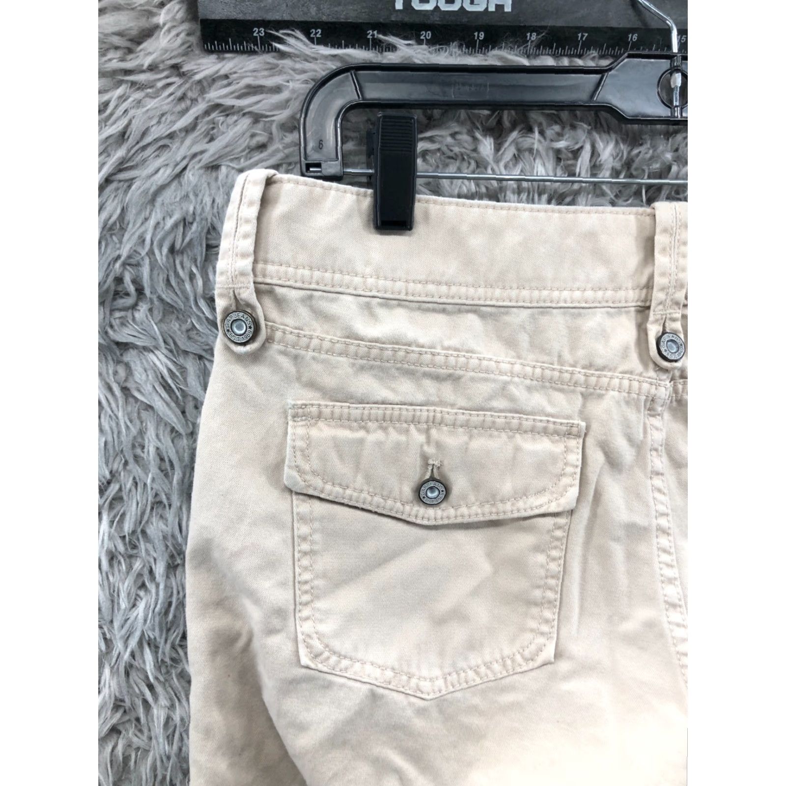 Gap Gap Beige Cropped Pants Size 10 Womens Mid Rise Straight 14in Inseam Regular 32in Waist Size 32" / US 10 / IT 46 - 6 Thumbnail