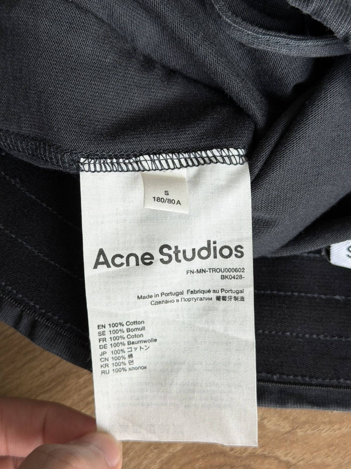 Acne Studios Acne Studios SS22 logo sweatpants Size US 32 / EU 48 - 4 Thumbnail