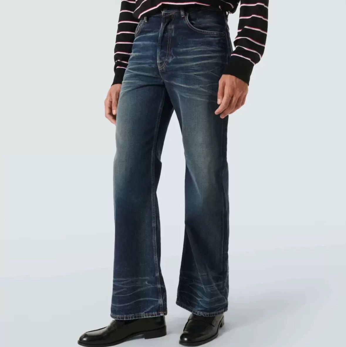 Acne Studios Acne studios Medium blue cat whiskers jeans Size US 32 / EU 48 - 8 Thumbnail