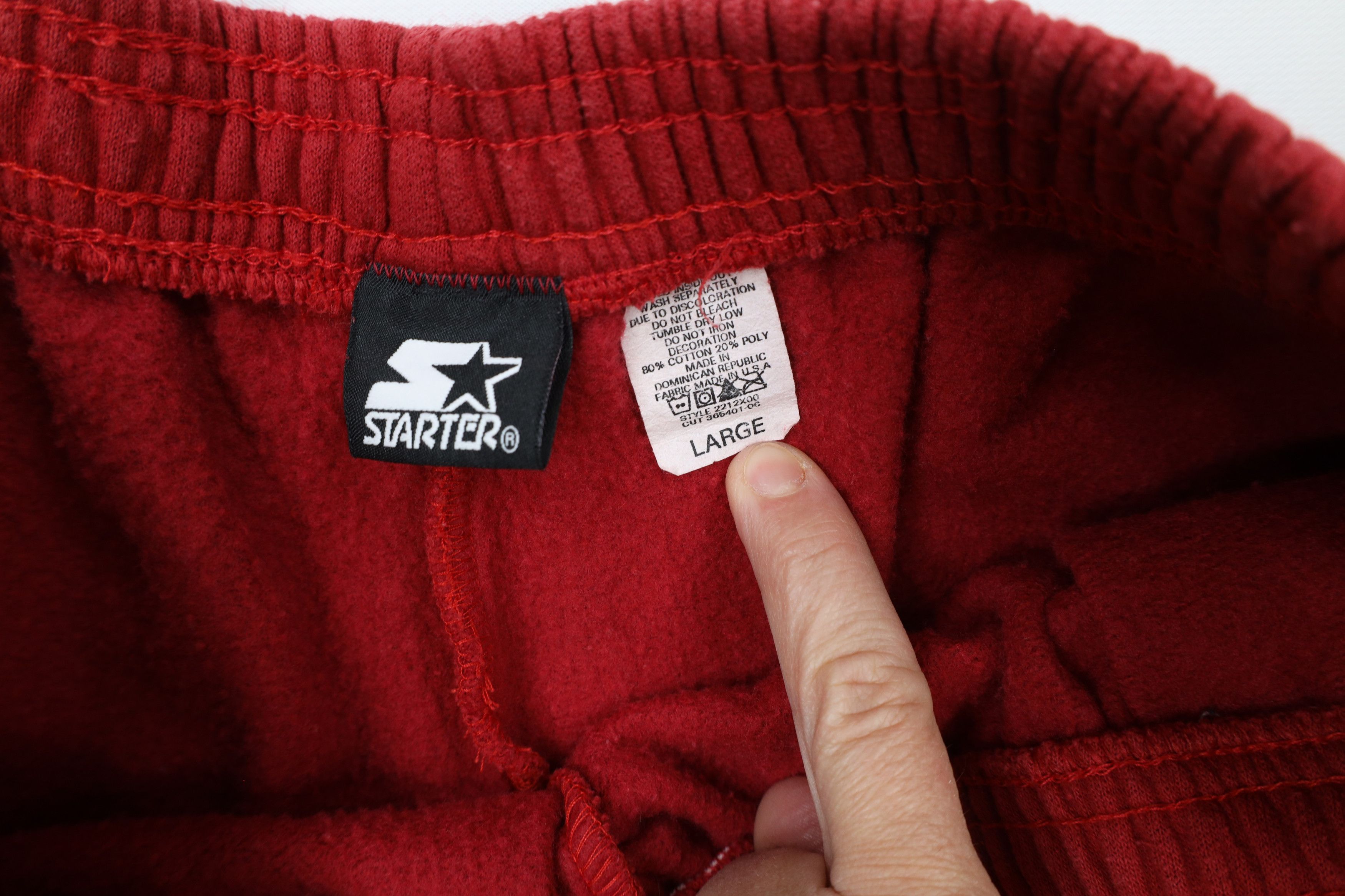 Starter × Vintage Vintage 90s Starter Heavyweight Above Knee Sweatpants Shorts Size US 36 / EU 52 - 7 Thumbnail