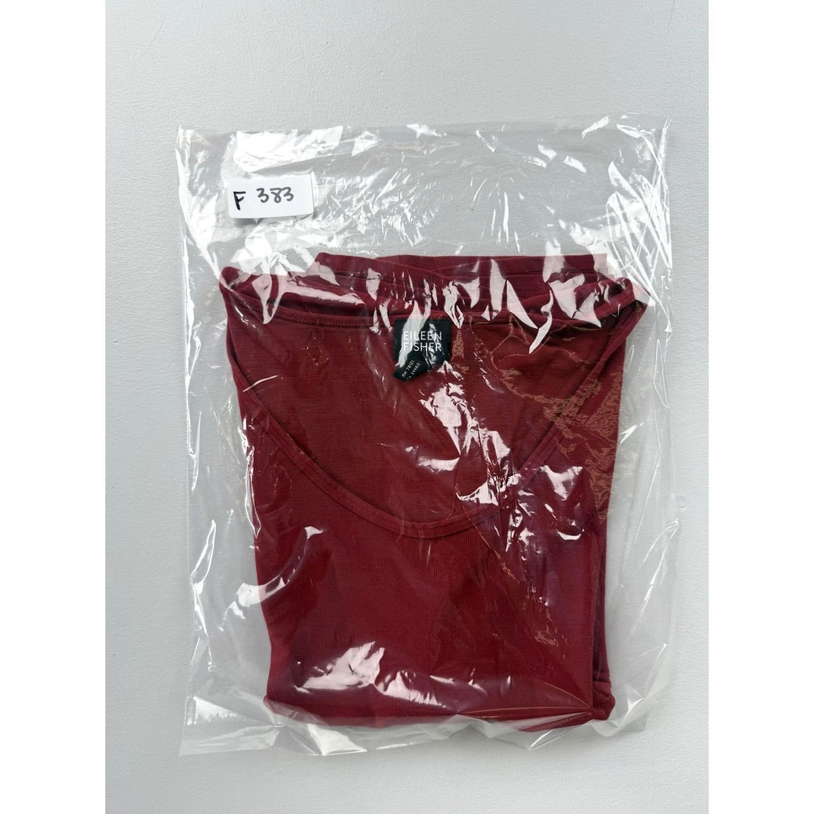 Eileen Fisher Eileen Fisher Tank Top Womens M Red Scoop Neck Cap Sleeve Jersey Basic Size M / US 6-8 / IT 42-44 - 6 Thumbnail