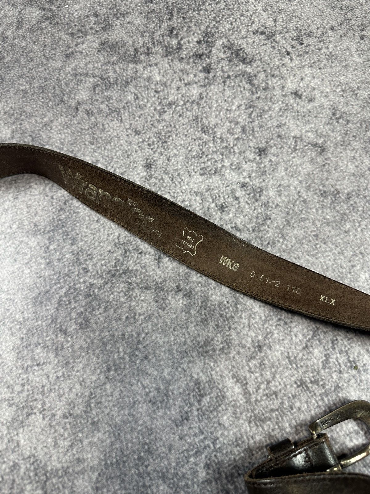 Wrangler Vintage Wrangler Leather Belts Handmade Streetwear USA Style Size ONE SIZE - 4 Thumbnail