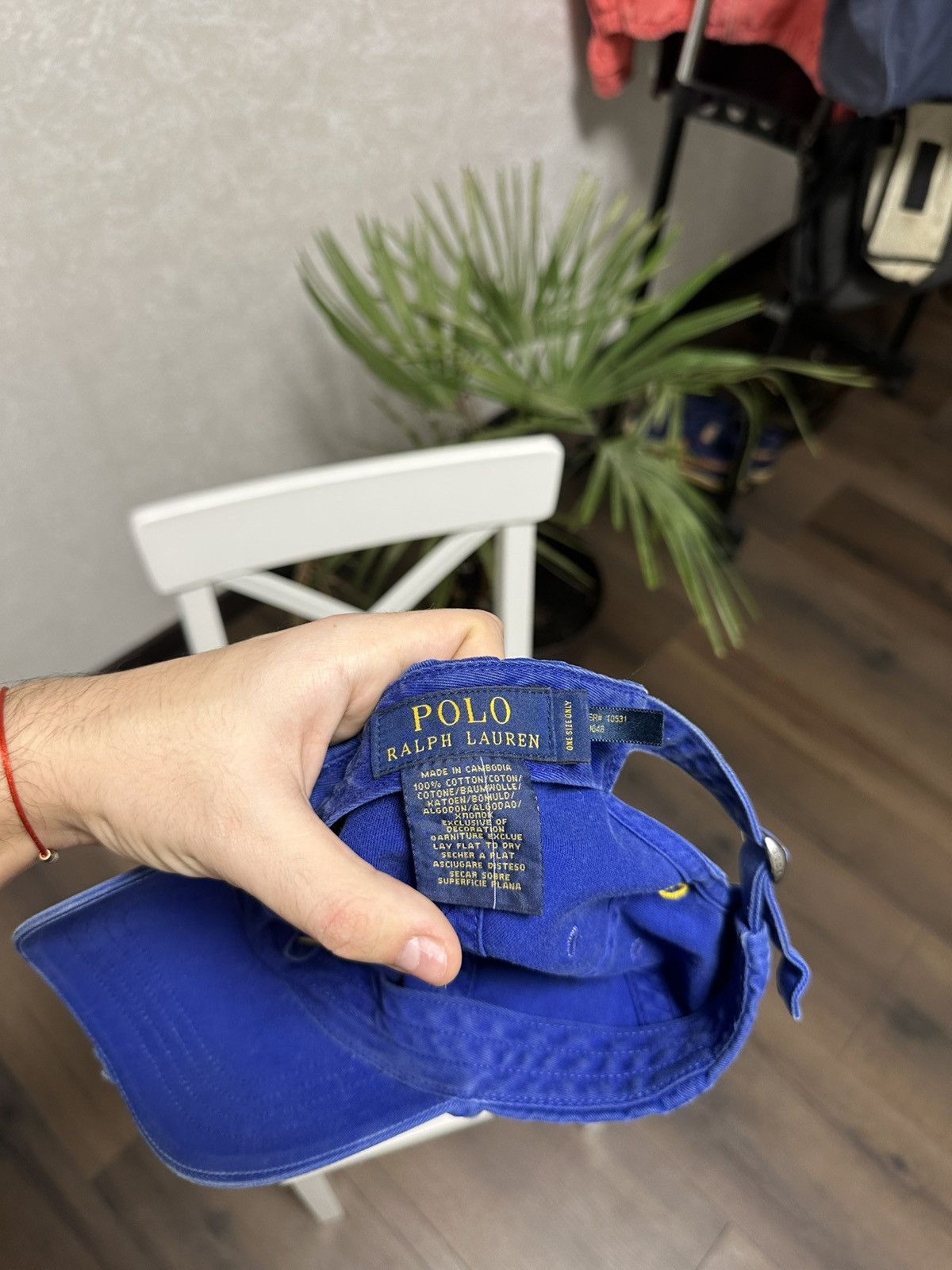 Polo Ralph Lauren Vintage Polo Ralph Lauren Distressed Blue Cap Size ONE SIZE - 10 Thumbnail