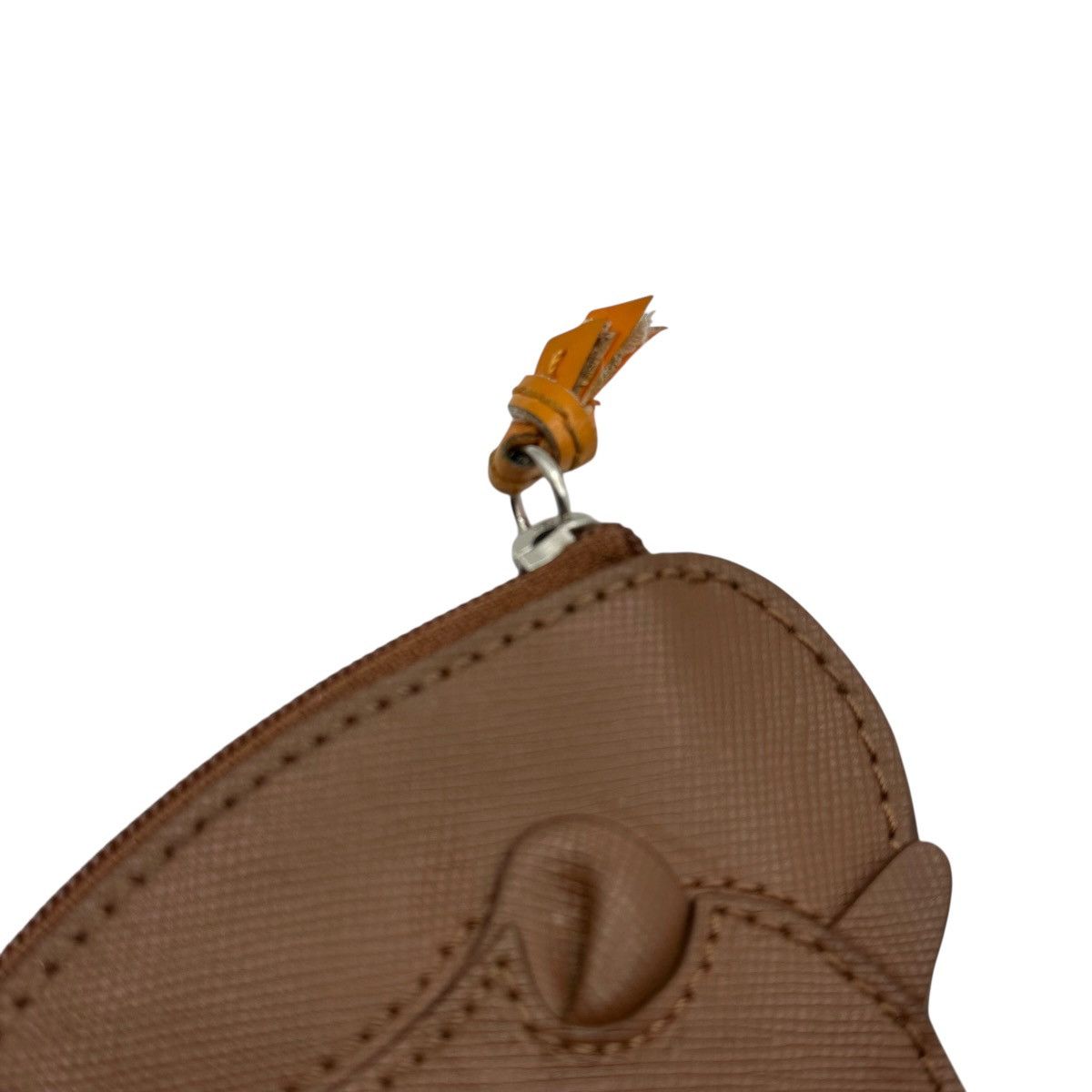 Coach Coach Squirrel Coin Purse Wallet Brown Leather Zip Around Size ONE SIZE - 4 Thumbnail
