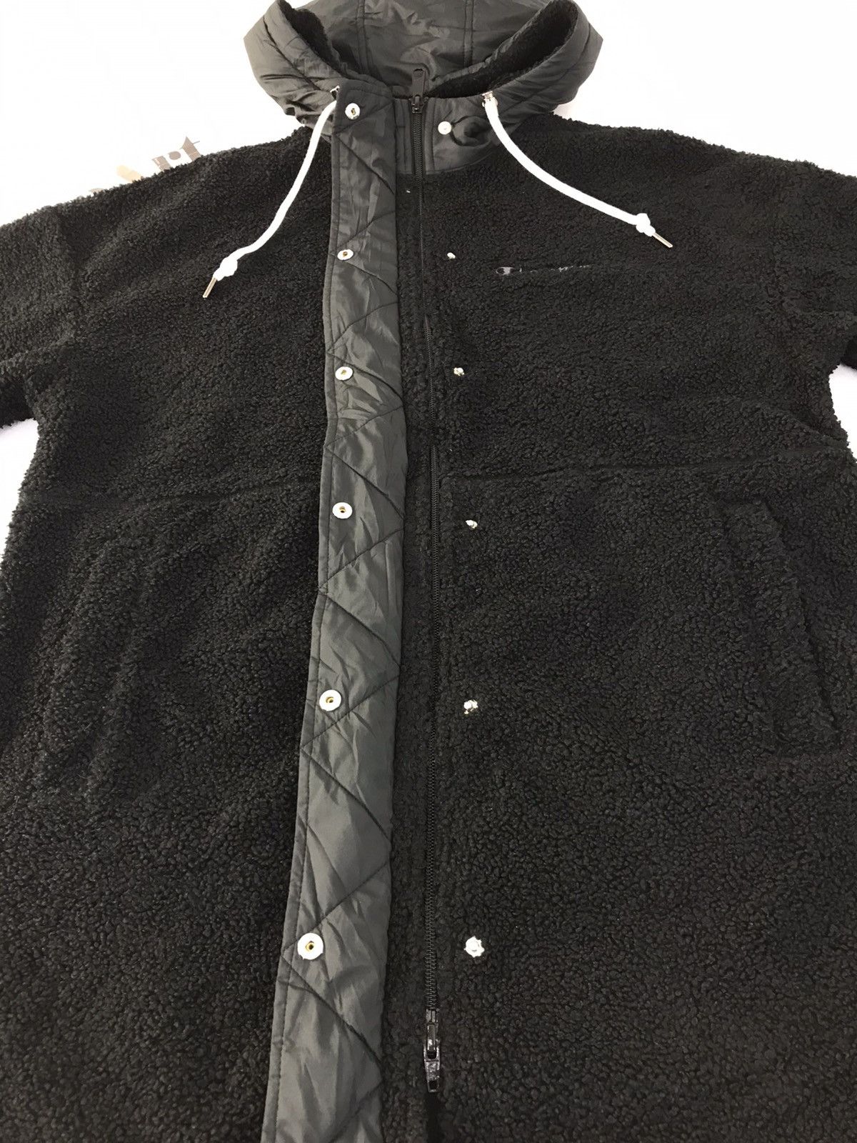 Champion Vintage Champion Jacket Parka Snap Button Hoodie Style Size US M / EU 48-50 / 2 - 7 Thumbnail