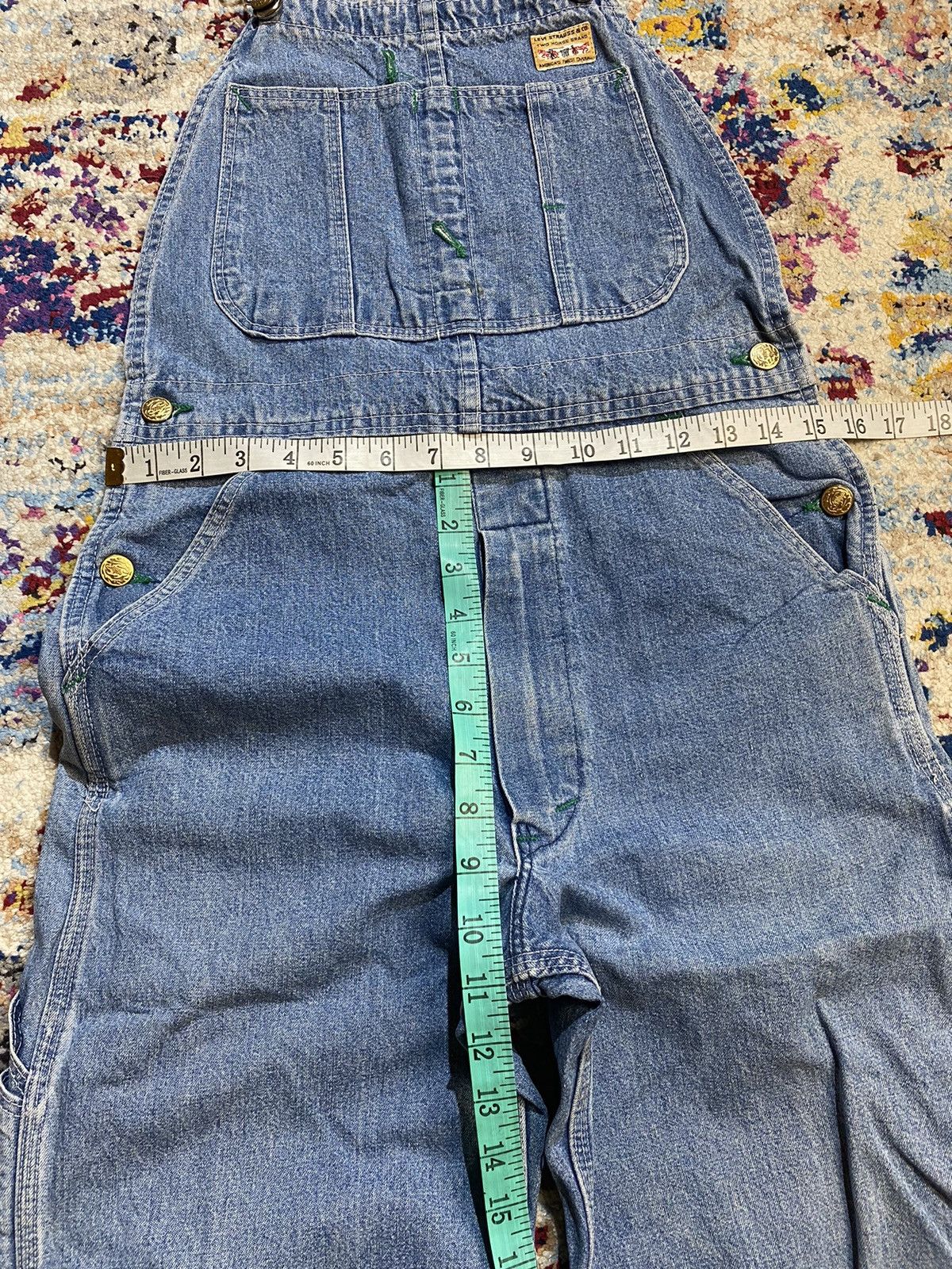 Levi's 90s White Tab Big E Levis Japan Repro Workwear Overall Size US 30 / EU 46 - 22 Thumbnail