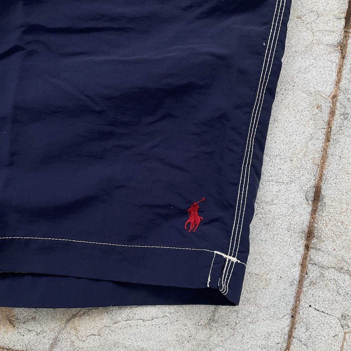 Polo Ralph Lauren Vintage Polo Ralph Lauren Swimwear Pony Cargo Trunks Shorts Size US 32 / EU 48 - 2 Thumbnail