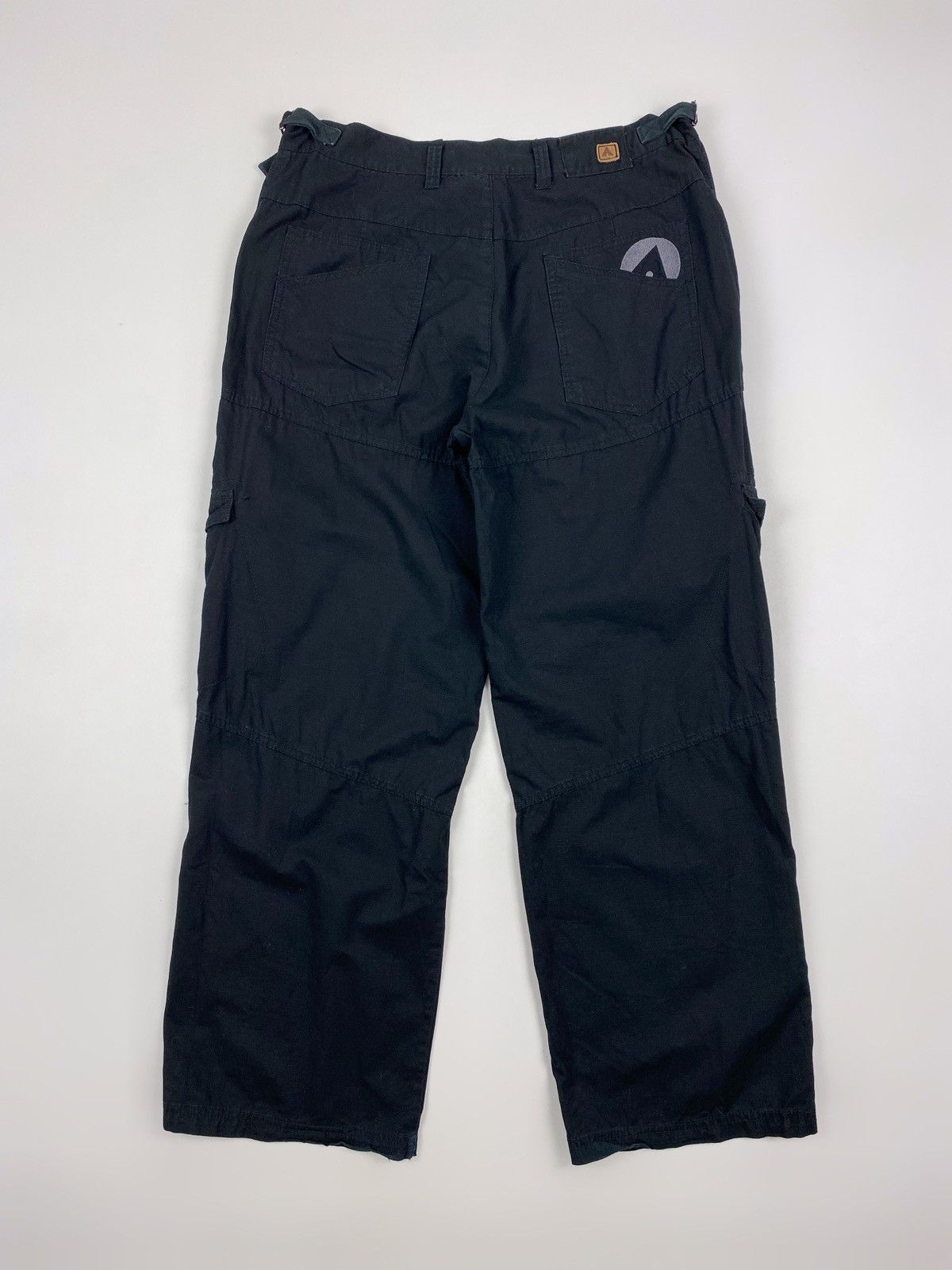 Airwalk 2000’s Vintage Airwalk Black Ripstop Baggy Cargo Pants Size US 35 - 9 Thumbnail