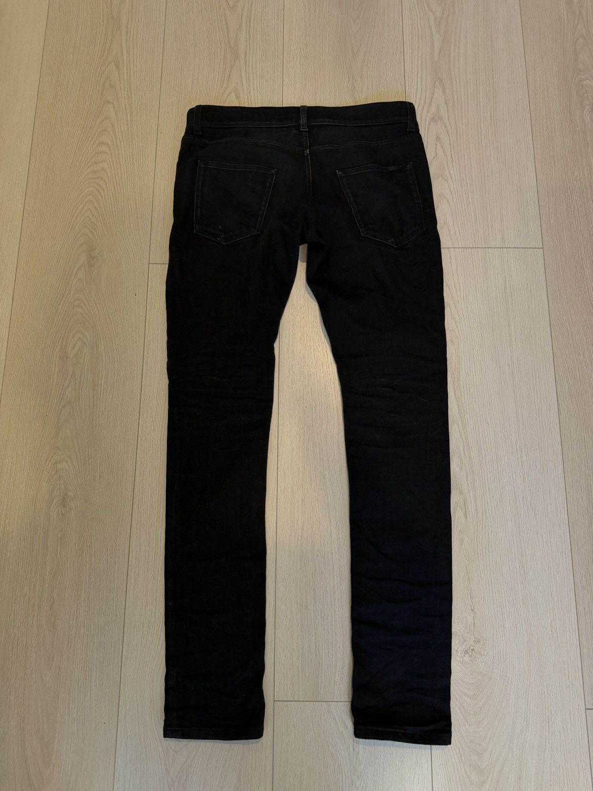 Saint Laurent Paris Saint Laurent Black D02 Skinny Jeans Size US 31 - 10 Thumbnail