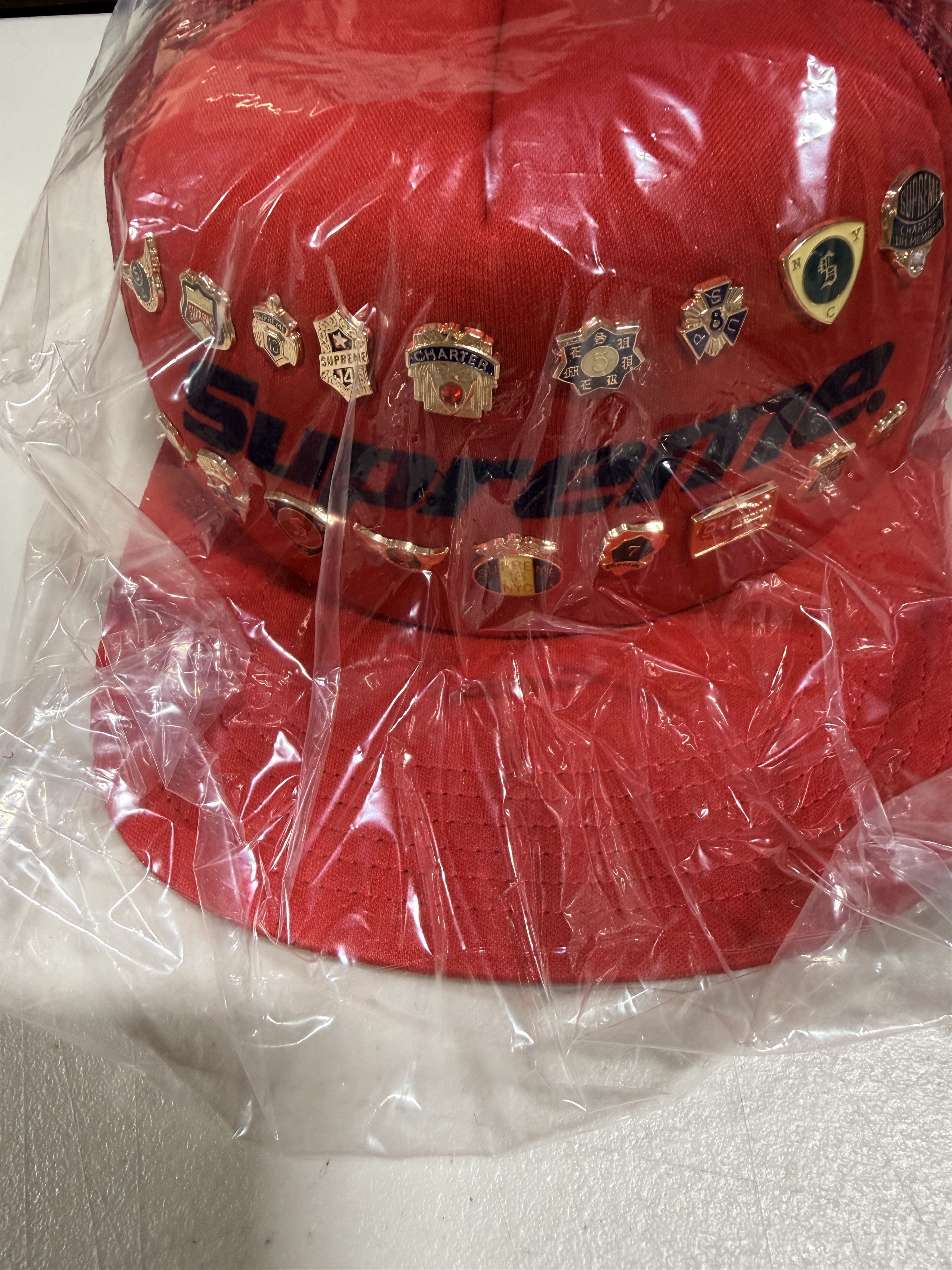 Supreme Supreme Pins Mesh Back 5-Panel Red Size ONE SIZE - 4 Thumbnail