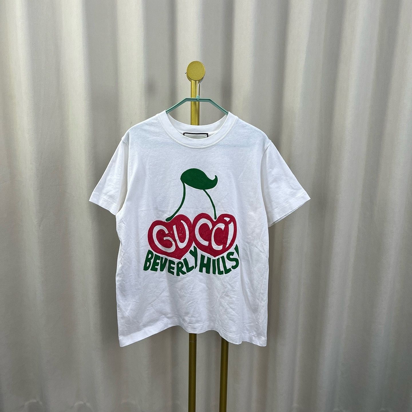 Gucci Gucci Beverly Hills Cherry Print T-Shirt Size M Size M / US 6-8 / IT 42-44 - 1 Thumbnail