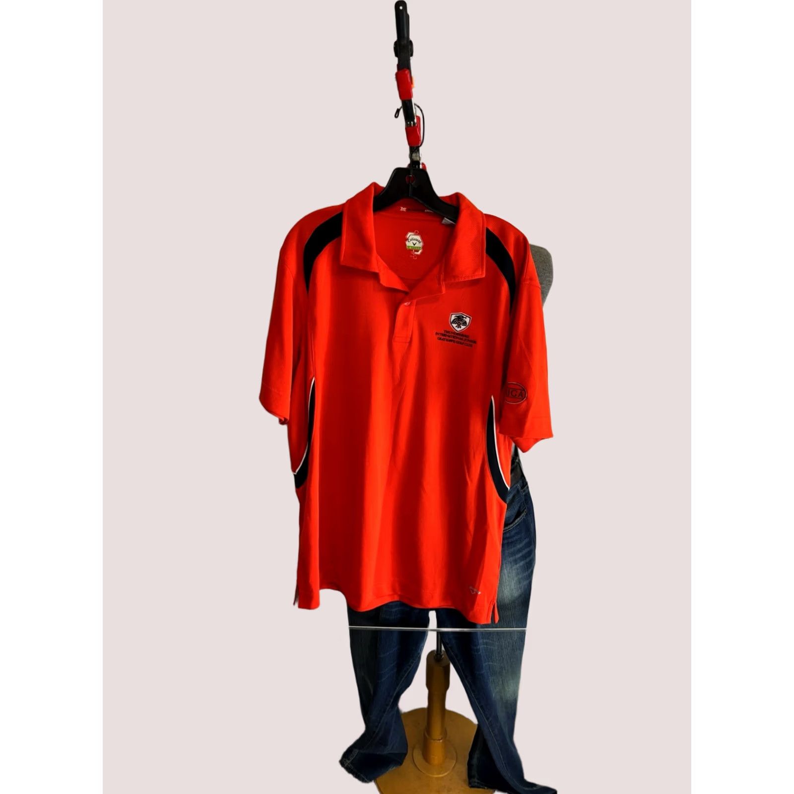 Callaway Callaway Polo Shirt Mens L Gray Hawk Thunderbird Golf Club POLO SHIRT Large L Size US L / EU 52-54 / 3 - 1 Thumbnail