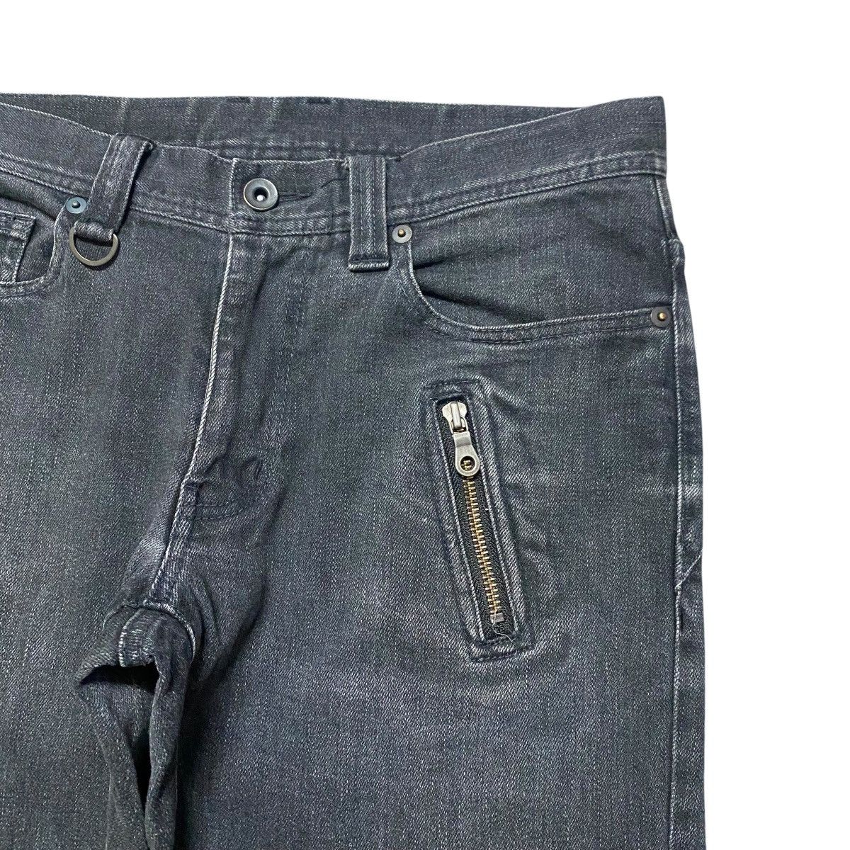 Tete Homme TETE HOMME Black Denim Slim Jeans Size US 30 / EU 46 - 5 Thumbnail