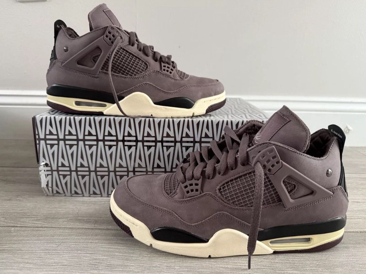 A Ma Maniere × Jordan Brand A Ma Maniere Air Jordan 4 Retro DV6773-220 Violet Ore Sz 12 Size US 12 / EU 45 - 1 Thumbnail